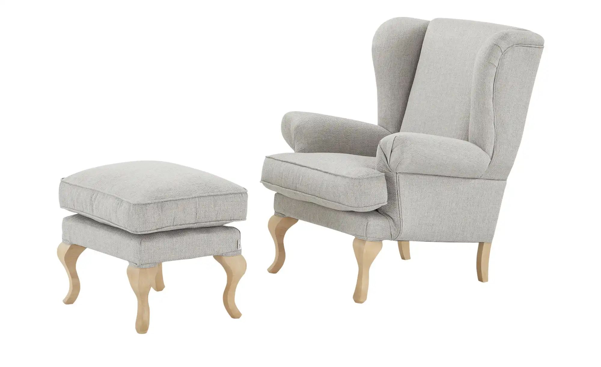 Thumbnail - smart Hocker Charmaine ¦ grau ¦ Maße (cm): B: 62 H: 46 T: 44.0 Polstermöbel > Hocker - Höffner