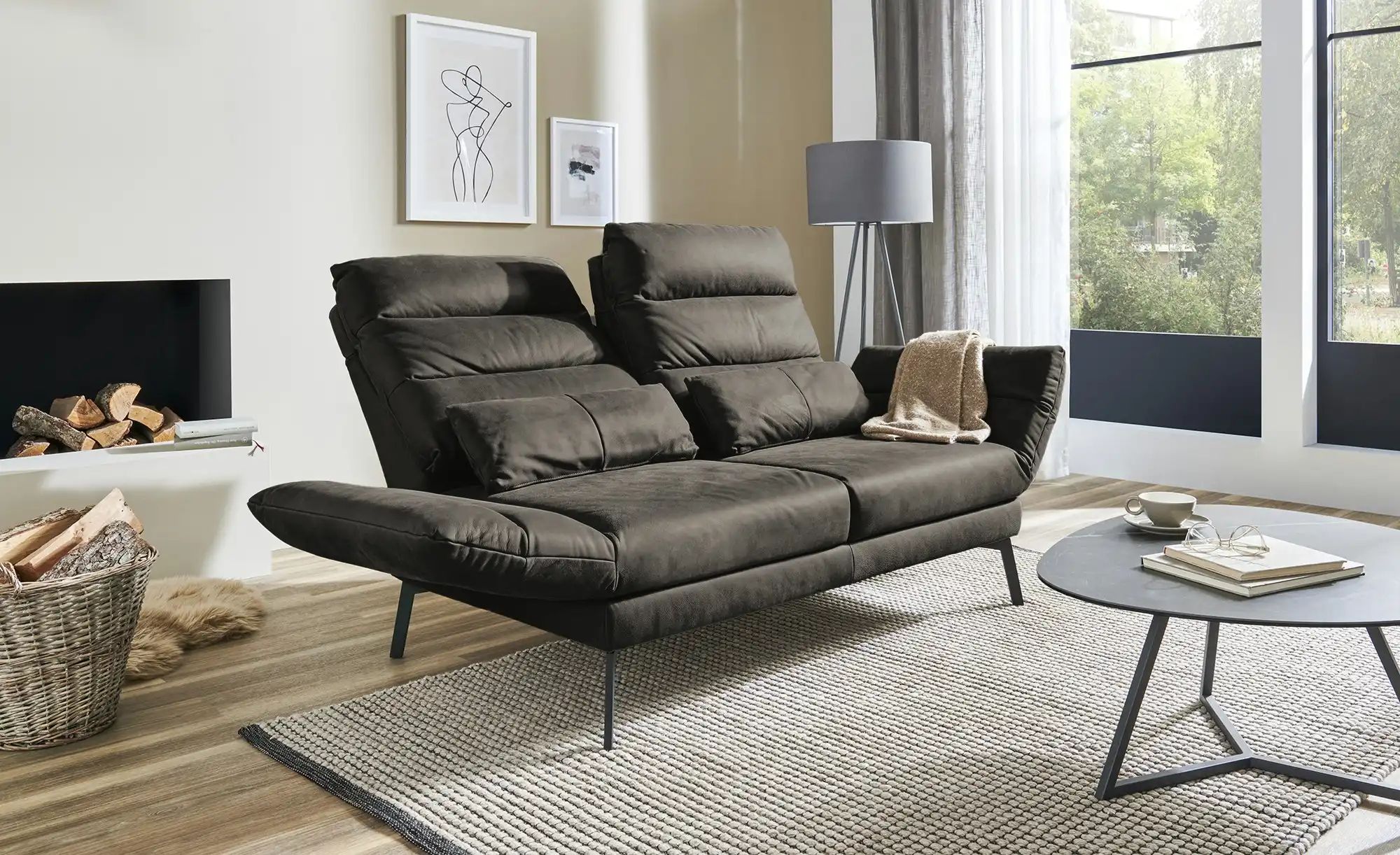 Max Schelling Sofa 2-sitzig  Sentence Komfort ¦ braun ¦ Maße (cm): B: 196 H günstig online kaufen