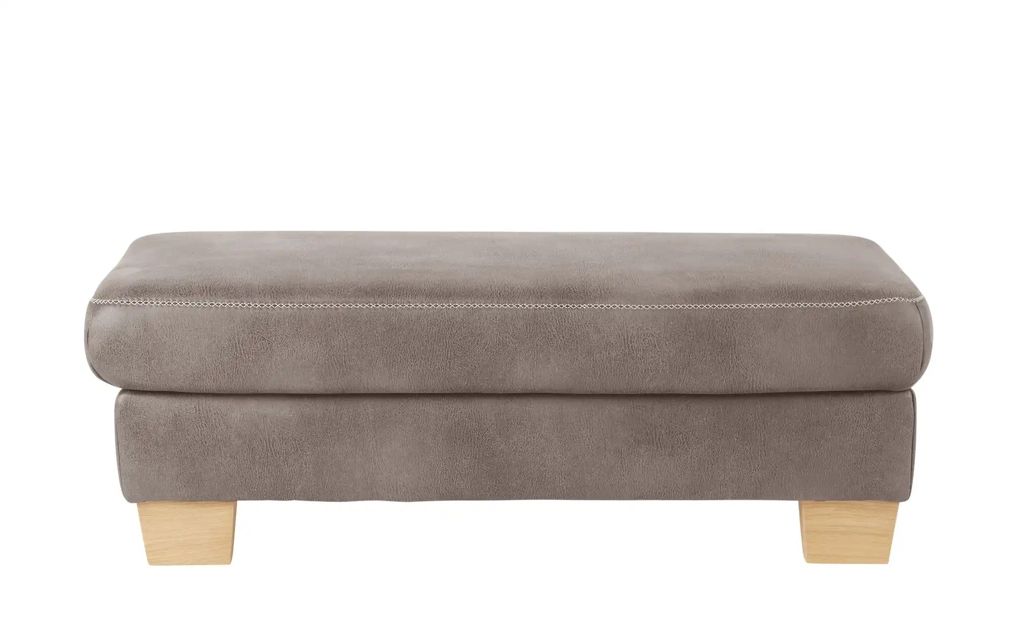 Mein Sofa bold XXL - Hocker  Beata ¦ grau ¦ Maße (cm): B: 130 H: 45 T: 65 P günstig online kaufen