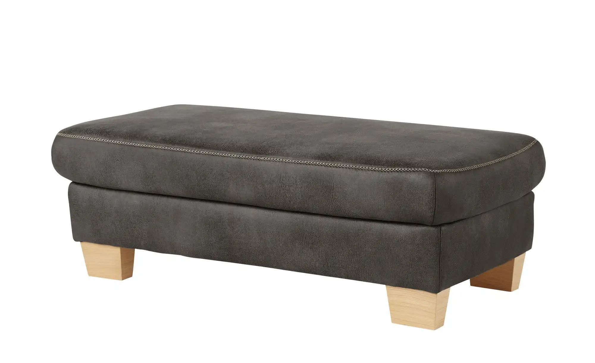 Mein Sofa bold XXL - Hocker  Beata ¦ grau ¦ Maße (cm): B: 130 H: 45 T: 65 P günstig online kaufen