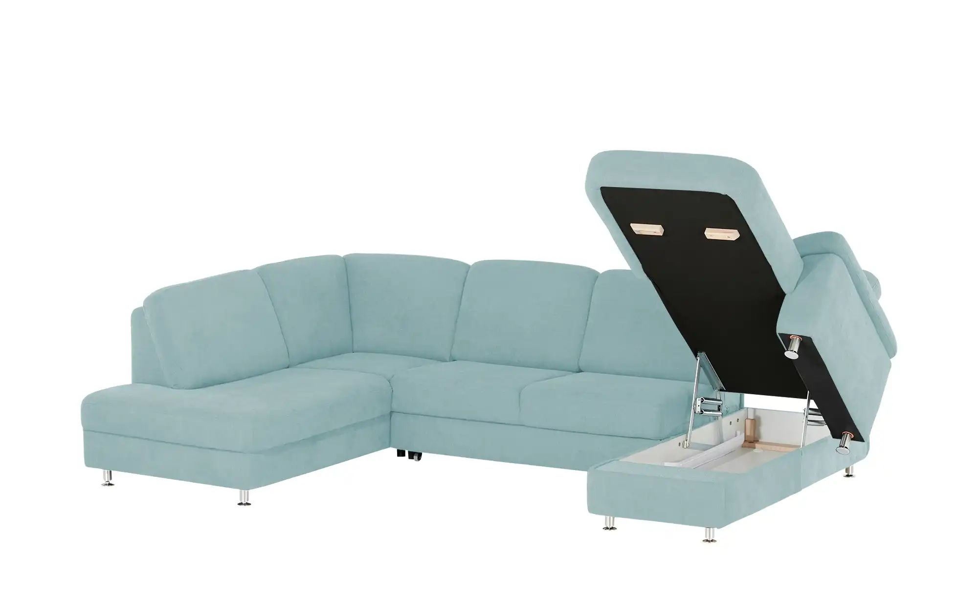 meinSofa Wohnlandschaft  Oliver ¦ blau ¦ Maße (cm): B: 300 H: 85 T: 202 Pol günstig online kaufen