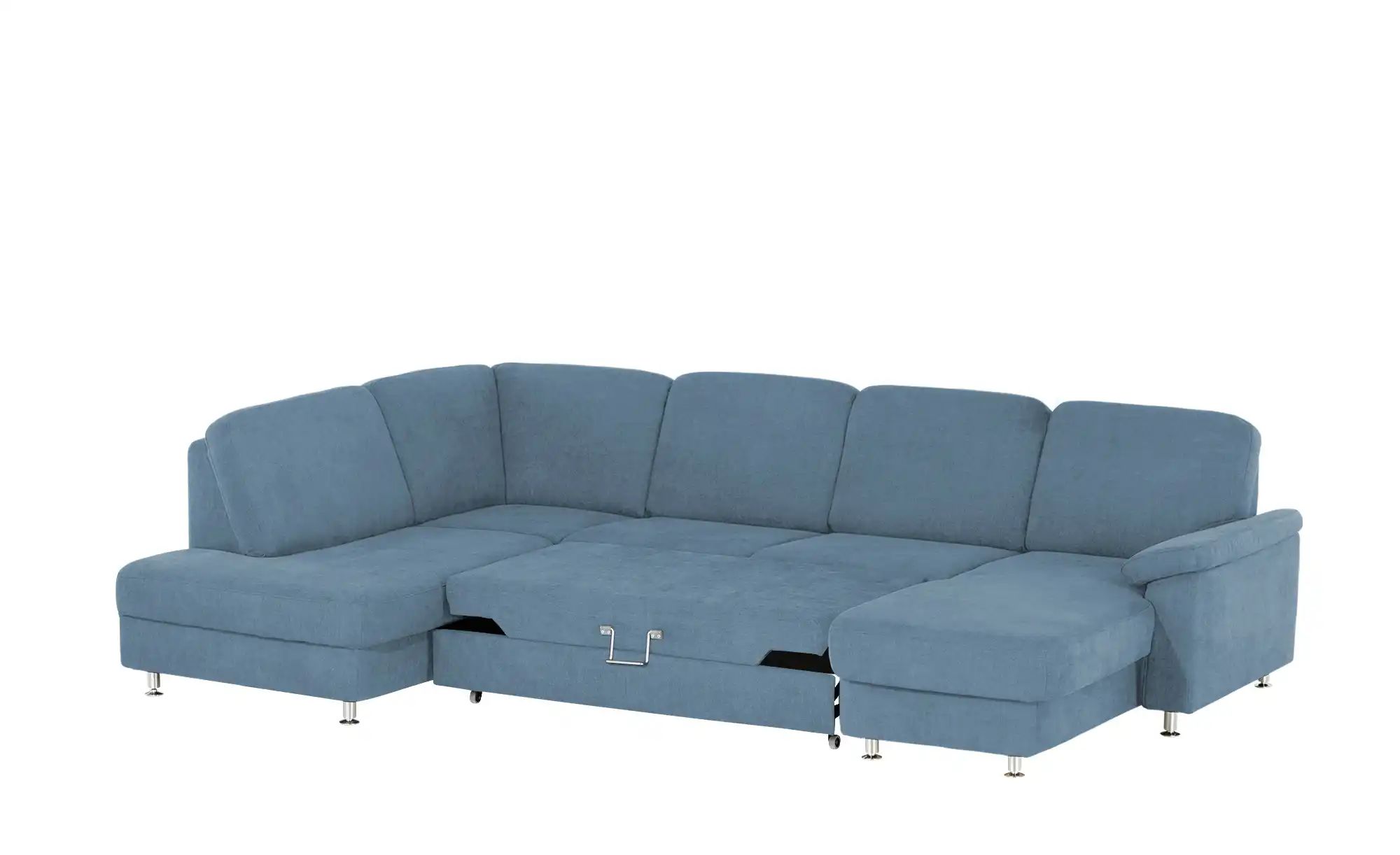 Thumbnail - meinSofa Wohnlandschaft Oliver ¦ blau ¦ Maße (cm): B: 300 H: 85 T: 202.0 Polstermöbel > Sofas > Schlafsofas - Höffner