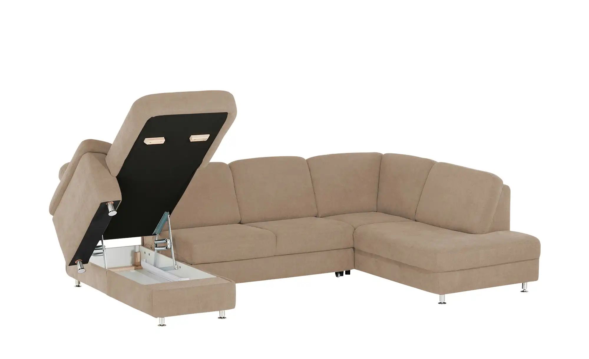 meinSofa Wohnlandschaft  Oliver ¦ braun ¦ Maße (cm): B: 300 H: 85 T: 202 Po günstig online kaufen