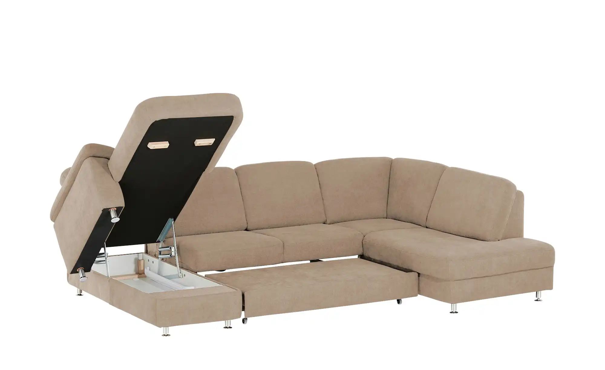 Thumbnail - meinSofa Wohnlandschaft  Oliver ¦ braun ¦ Maße (cm): B: 300 H: 85 T: 202.0 Polstermöbel > Sofas > Wohnlandschaften - Höf...