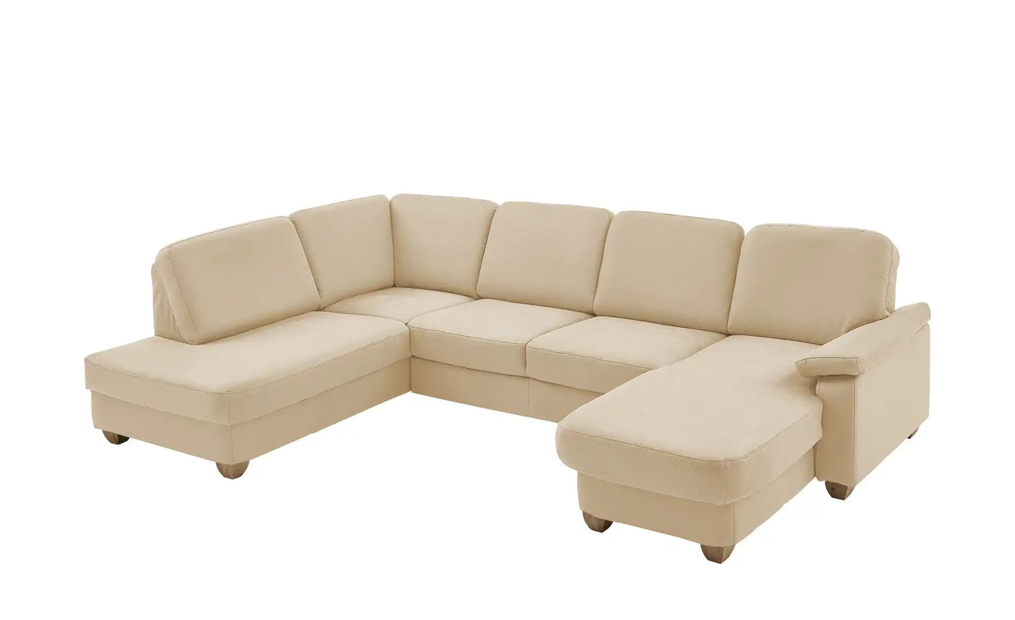 meinSofa Wohnlandschaft  aus Kunstleder Oliver ¦ beige ¦ Maße (cm): B: 300 günstig online kaufen