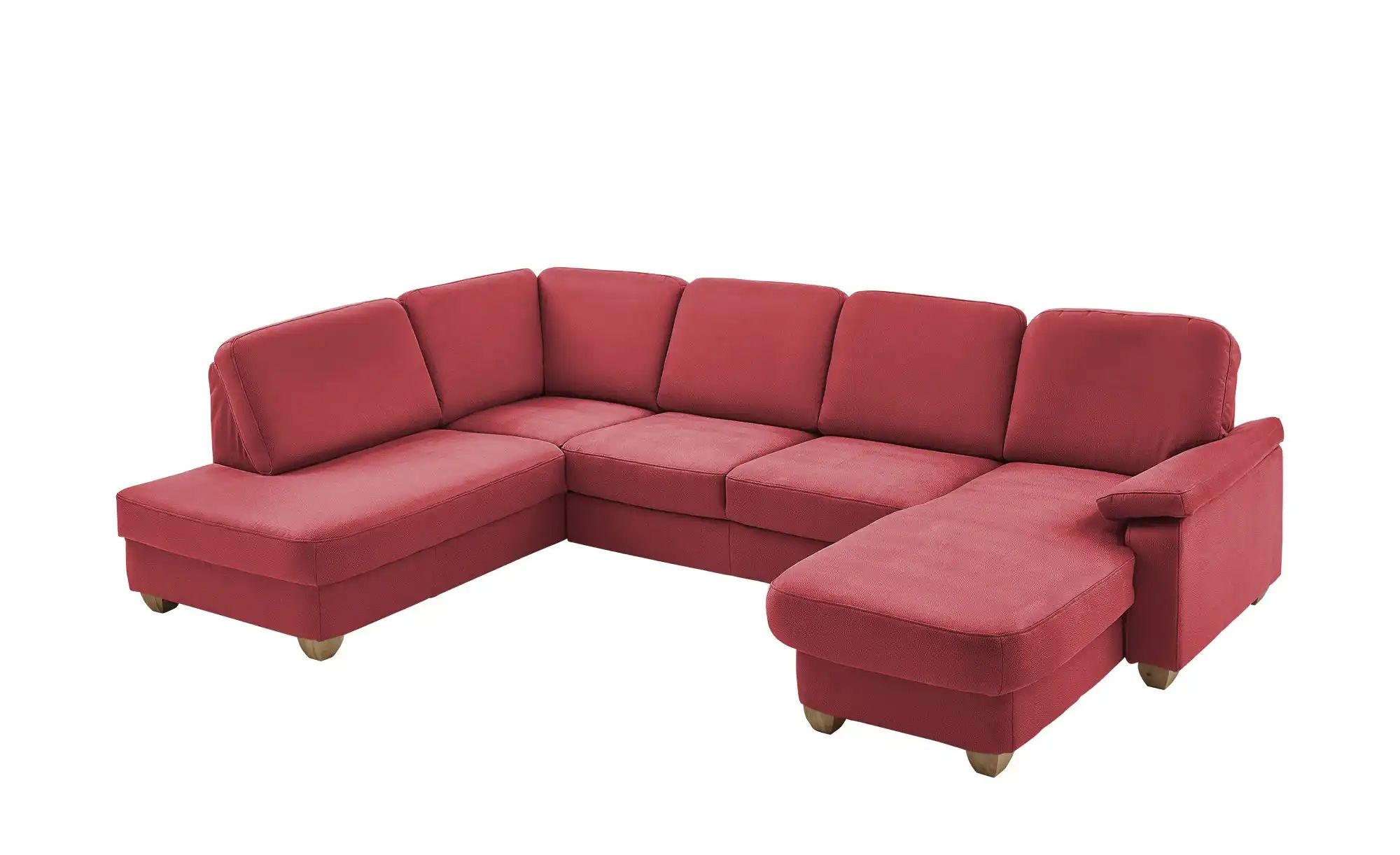 Thumbnail - meinSofa Wohnlandschaft aus Kunstleder Oliver ¦ rot ¦ Maße (cm): B: 300 H: 85 T: 202.0 Polstermöbel > Sofas > Wohnlands...