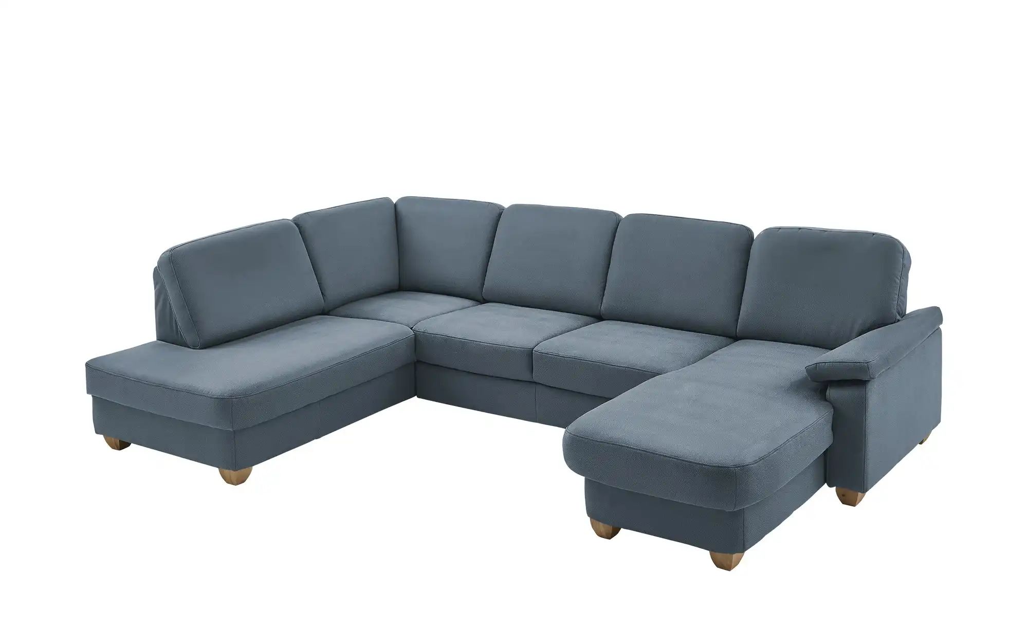 meinSofa Wohnlandschaft  aus Kunstleder Oliver ¦ blau ¦ Maße (cm): B: 300 H günstig online kaufen