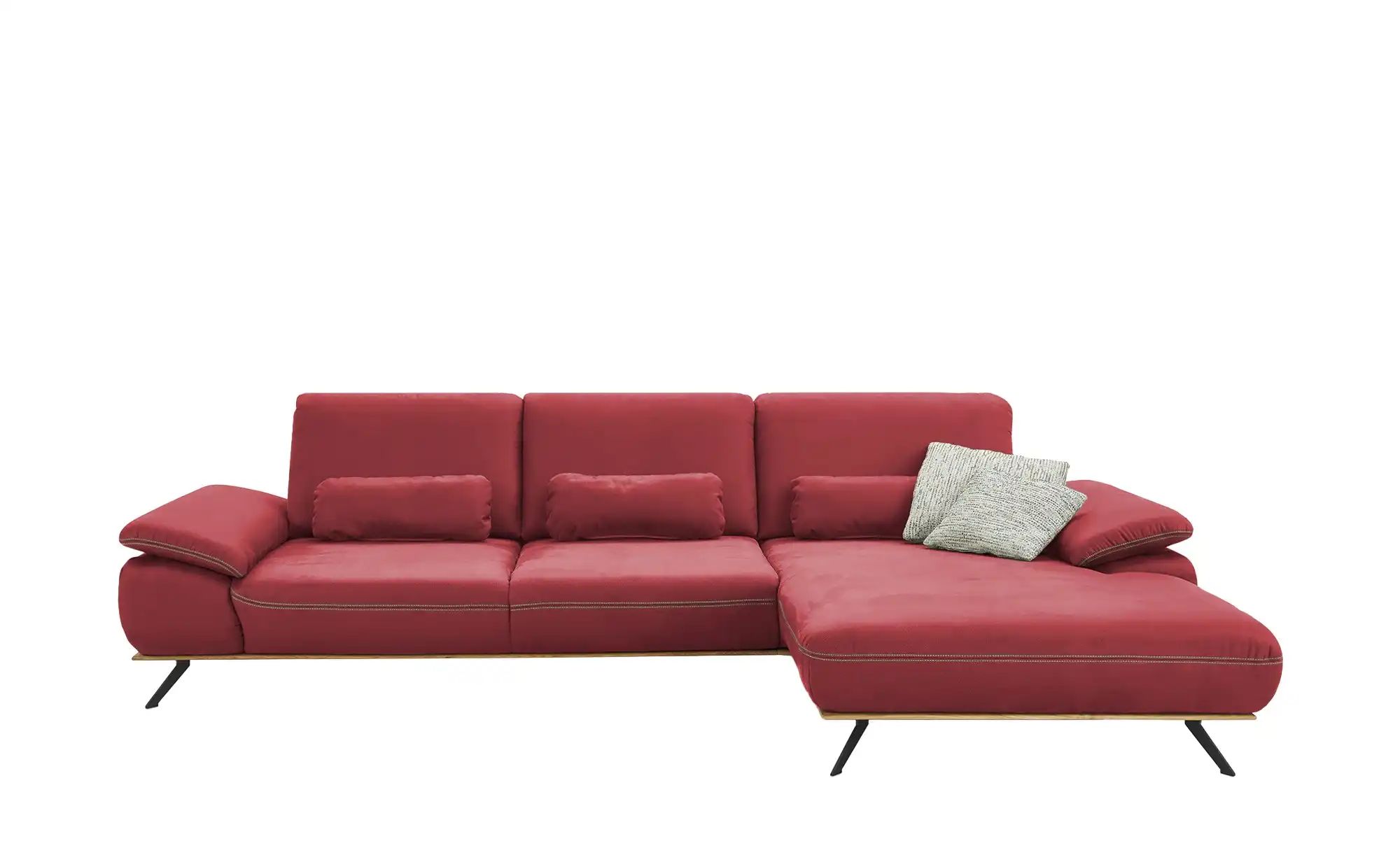 meinSofa Ecksofa  Fiona ¦ rot ¦ Maße (cm): B: 322 H: 89 T: 187.0 Polstermöb günstig online kaufen