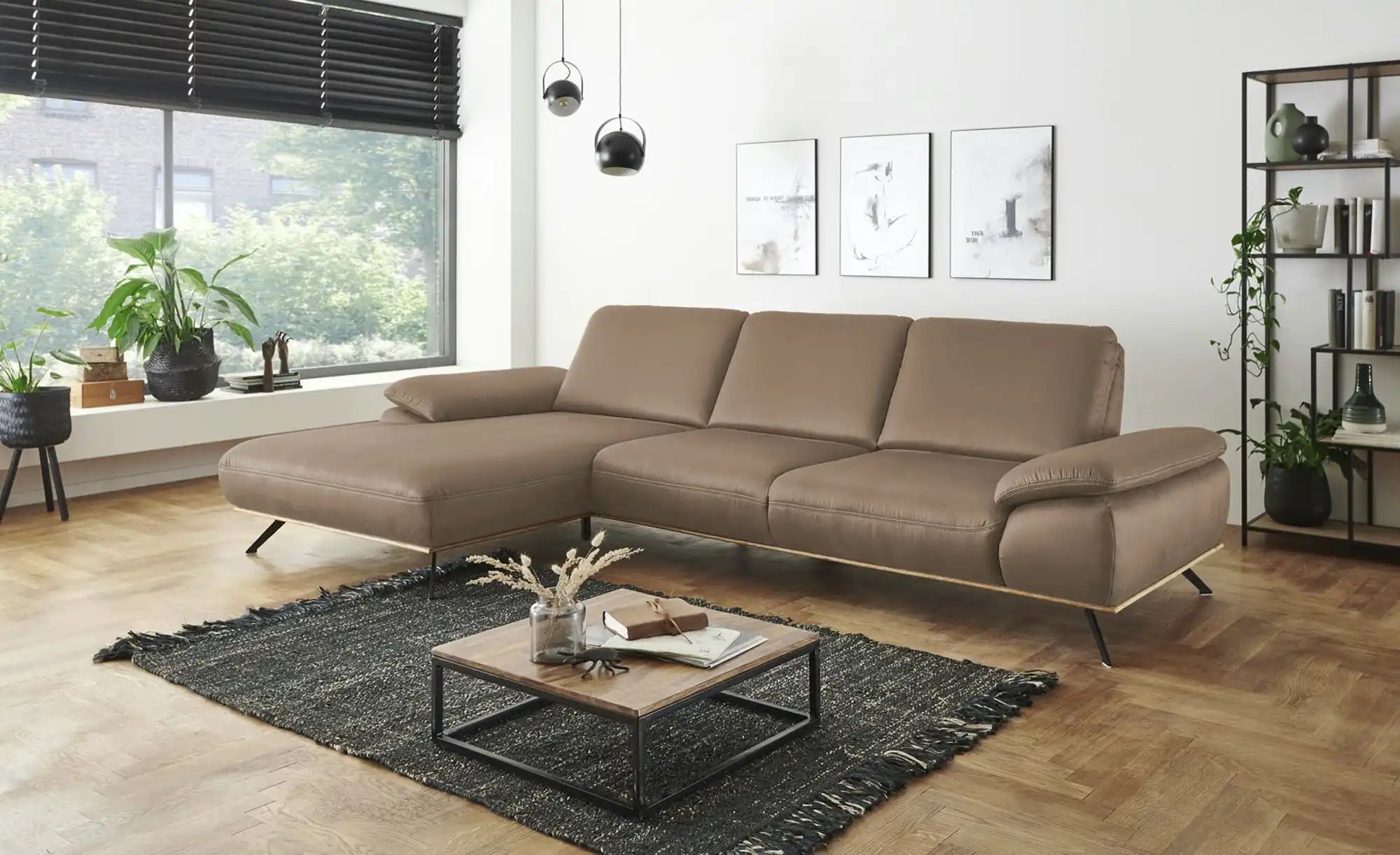 Thumbnail - meinSofa Ecksofa  Fiona ¦ braun ¦ Maße (cm): B: 322 H: 89 T: 187.0 Polstermöbel > Sofas > Ecksofas - Höffner