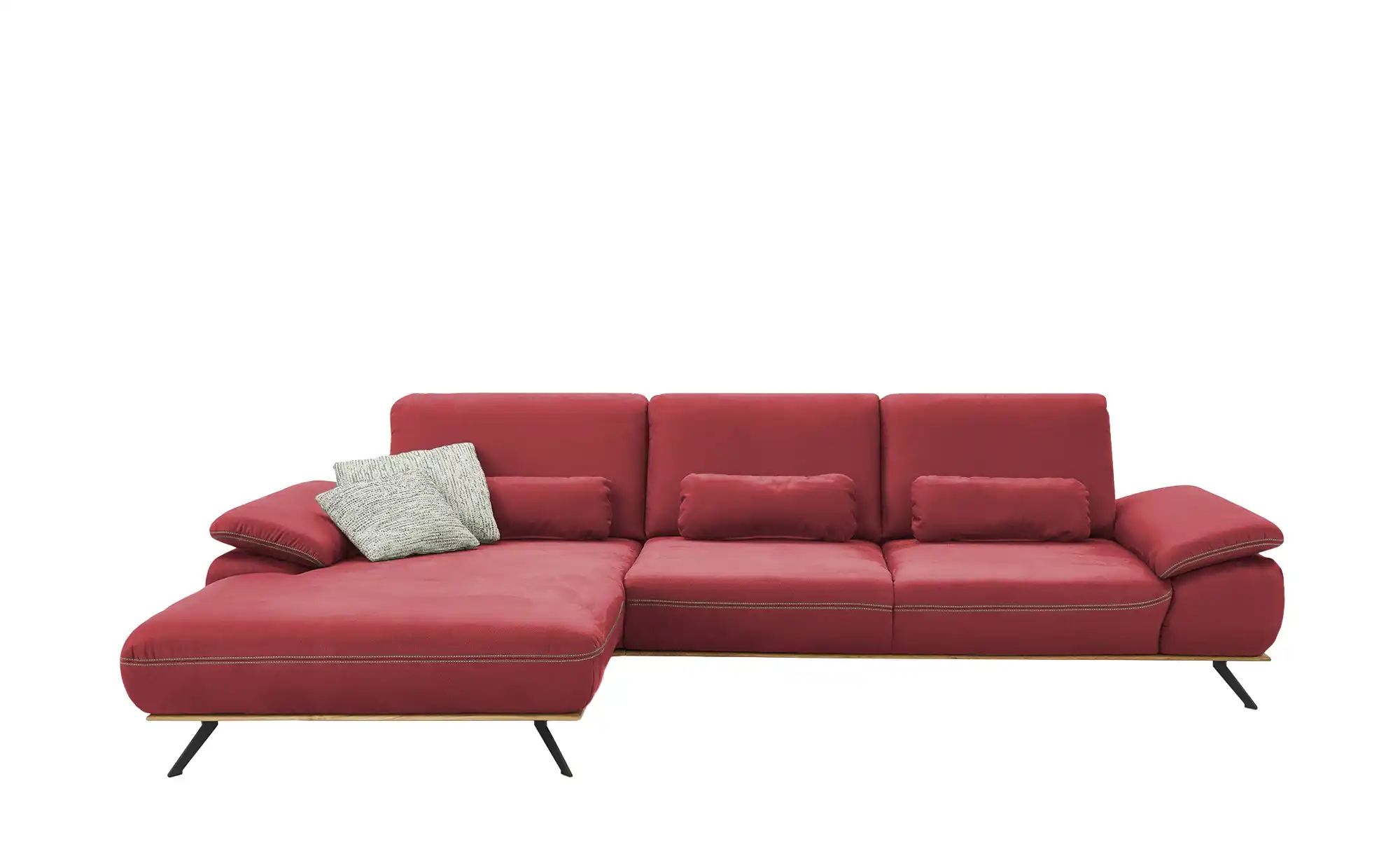 meinSofa Ecksofa  Fiona ¦ rot ¦ Maße (cm): B: 322 H: 89 T: 187.0 Polstermöb günstig online kaufen