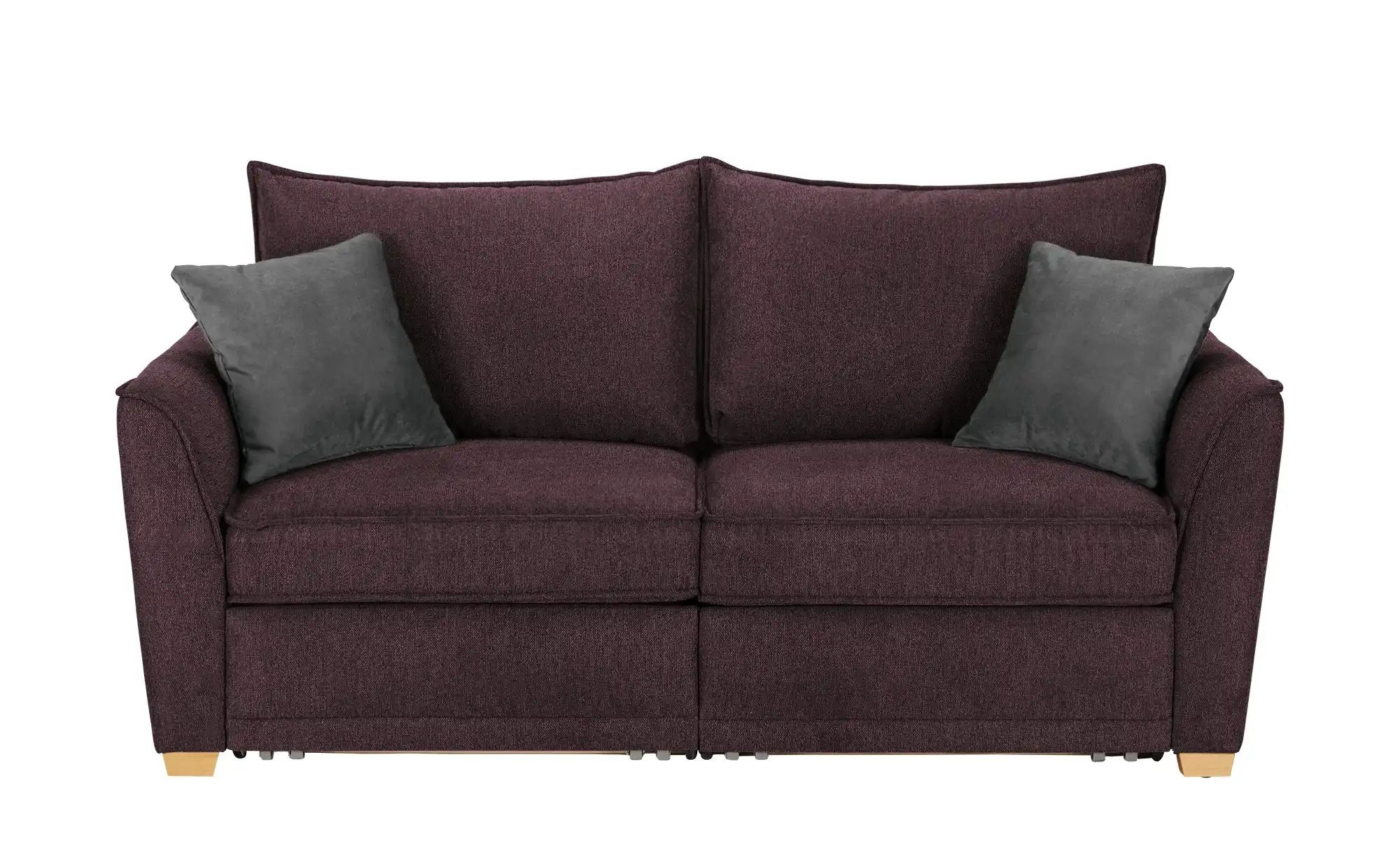 Einzelsofa  Polly de Luxe ¦ rot ¦ Maße (cm): B: 201 H: 95 T: 104 Polstermöb günstig online kaufen