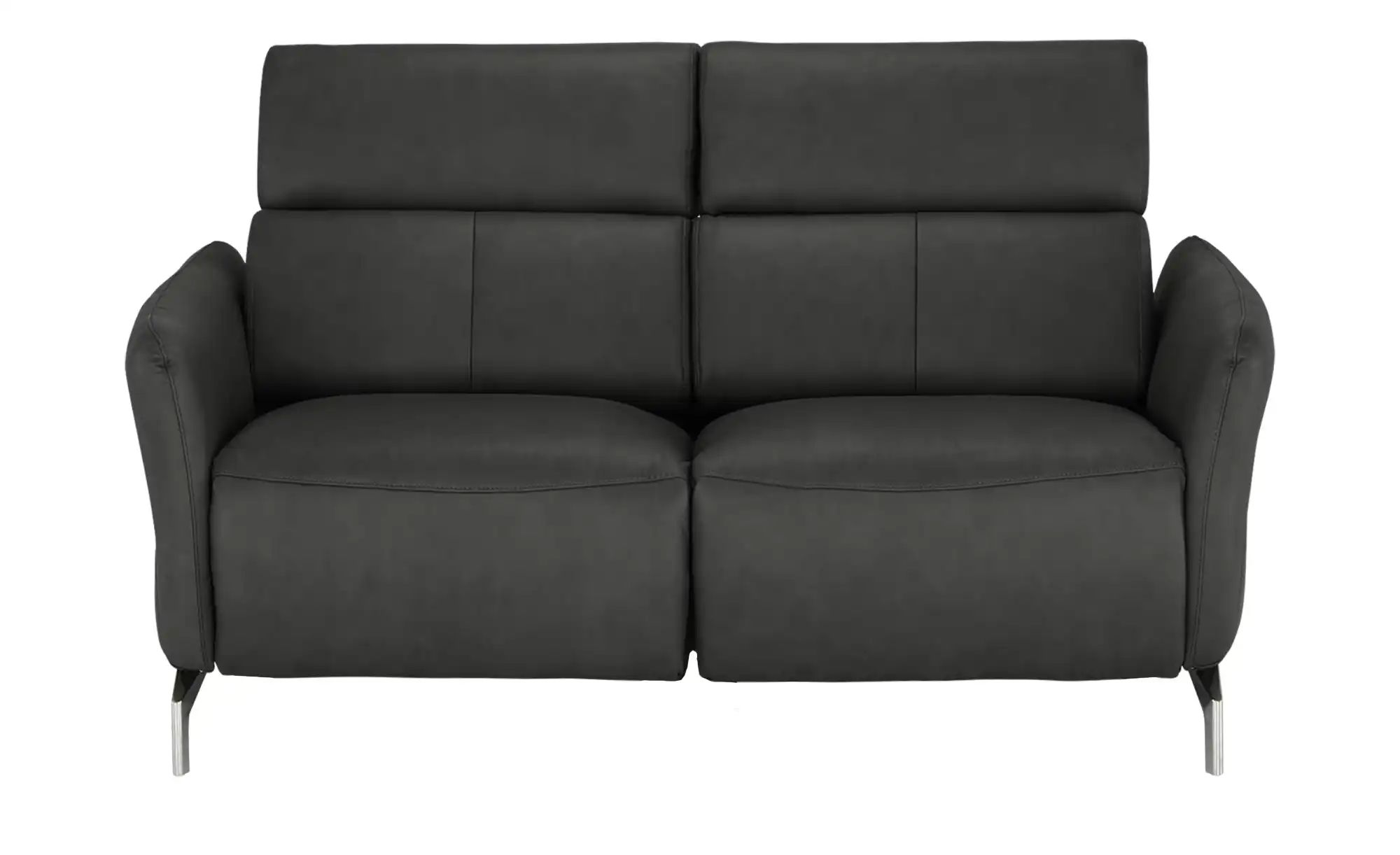 uno Ledersofa 2-sitzig Messina ¦ schwarz ¦ Maße (cm): B: 158 H: 88 T: 101 P günstig online kaufen