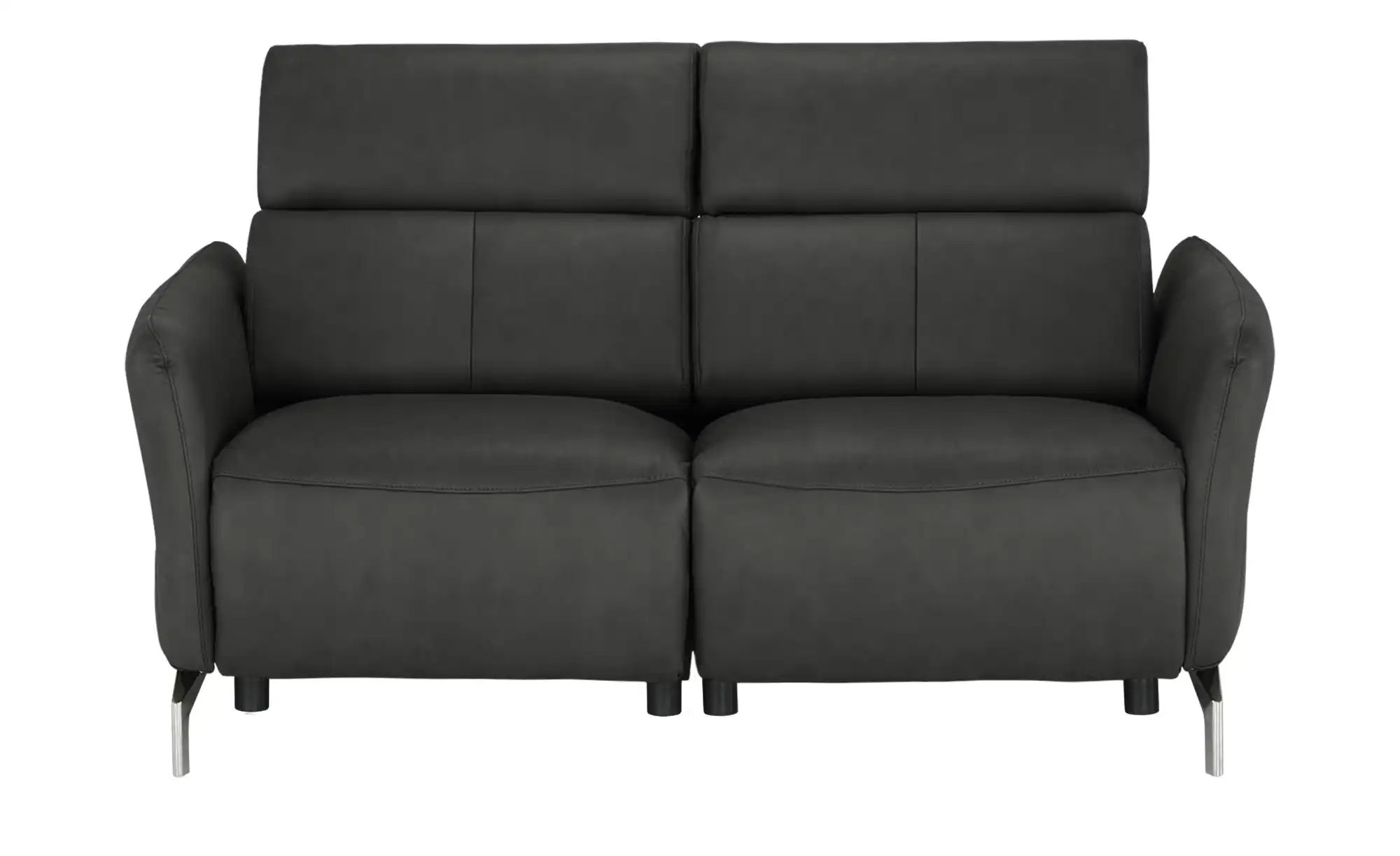 uno Ledersofa 2-sitzig Messina ¦ schwarz ¦ Maße (cm): B: 158 H: 98 T: 101 P günstig online kaufen