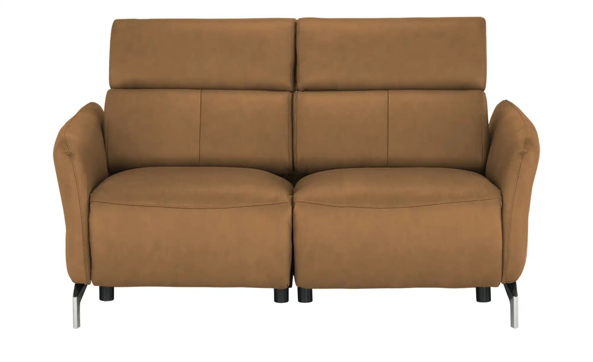 uno Ledersofa 2-sitzig Messina ¦ braun ¦ Maße (cm): B: 158 H: 98 T: 101 Pol günstig online kaufen