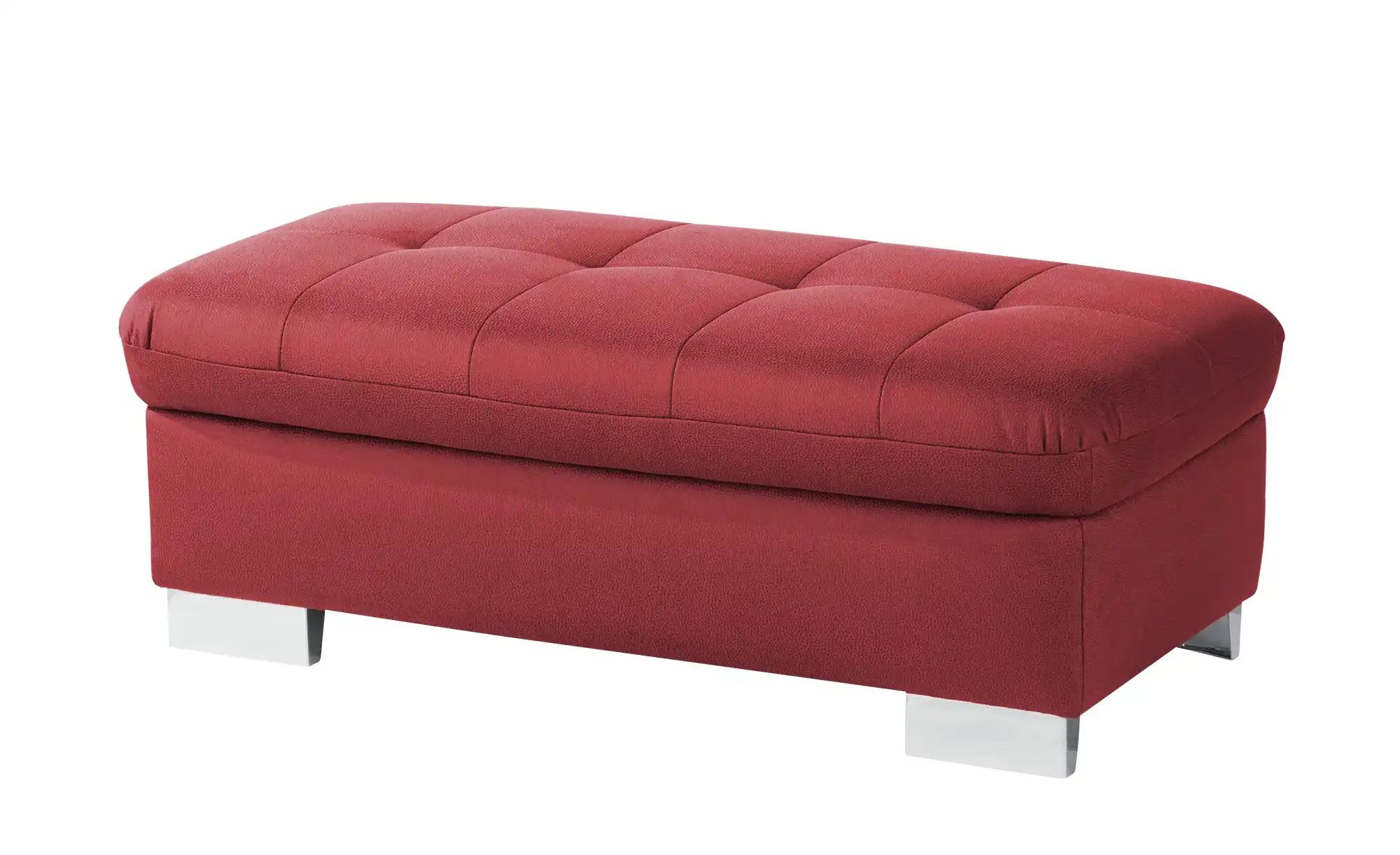 Lounge Collection Hocker  Inka ¦ rot ¦ Maße (cm): B: 130 H: 46 T: 65 Polste günstig online kaufen