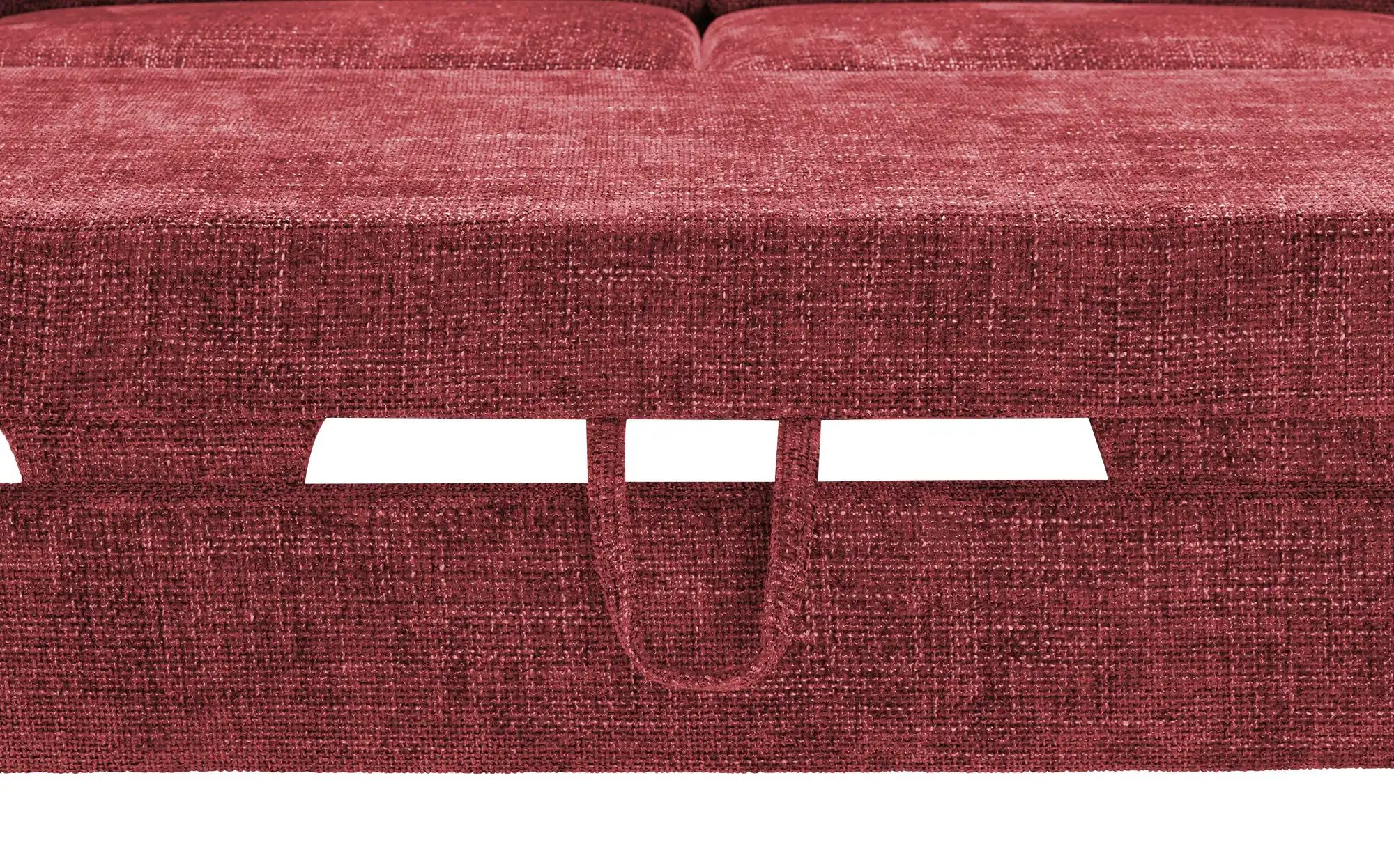 Polstermöbel Oelsa Ecksofa  Selecta-Home ¦ rot ¦ Maße (cm): B: 262 H: 89 T: günstig online kaufen