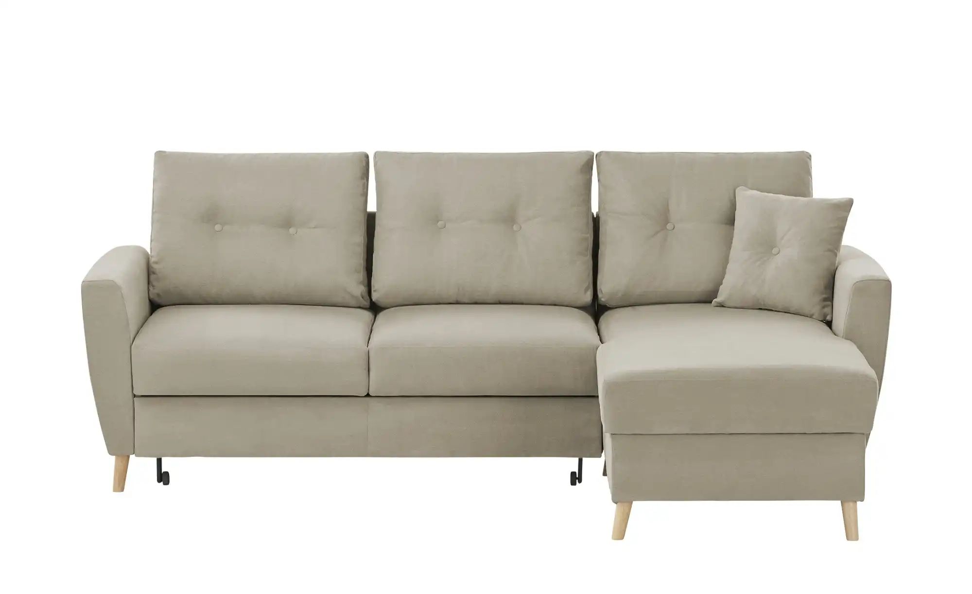 Ecksofa  Carla ¦ beige ¦ Maße (cm): B: 230 H: 93 T: 159.0 Polstermöbel > So günstig online kaufen