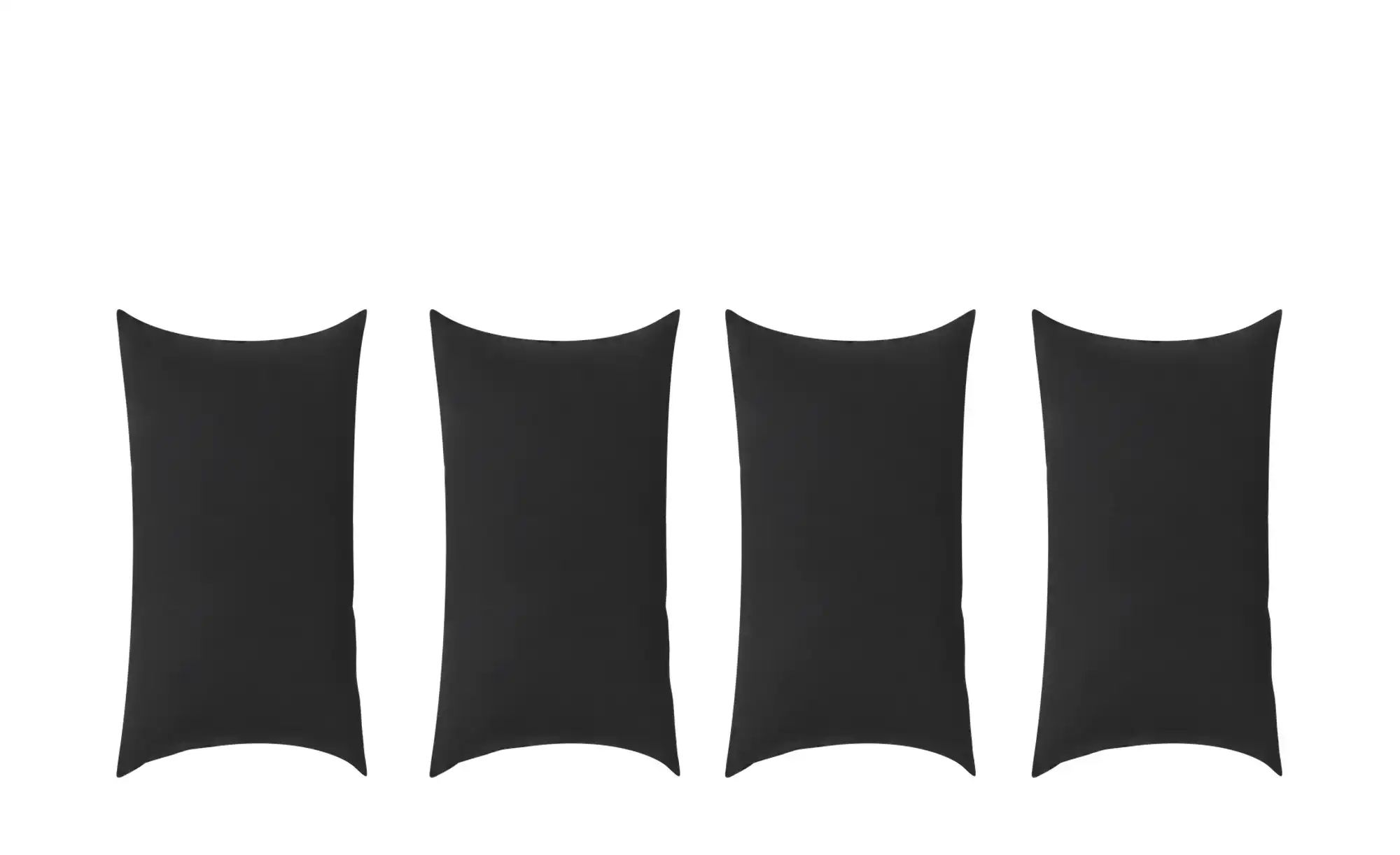 Zipfelkissenset   ¦ schwarz ¦ Maße (cm): B: 140 H: 18 T: 70.0 Dekokissen & günstig online kaufen