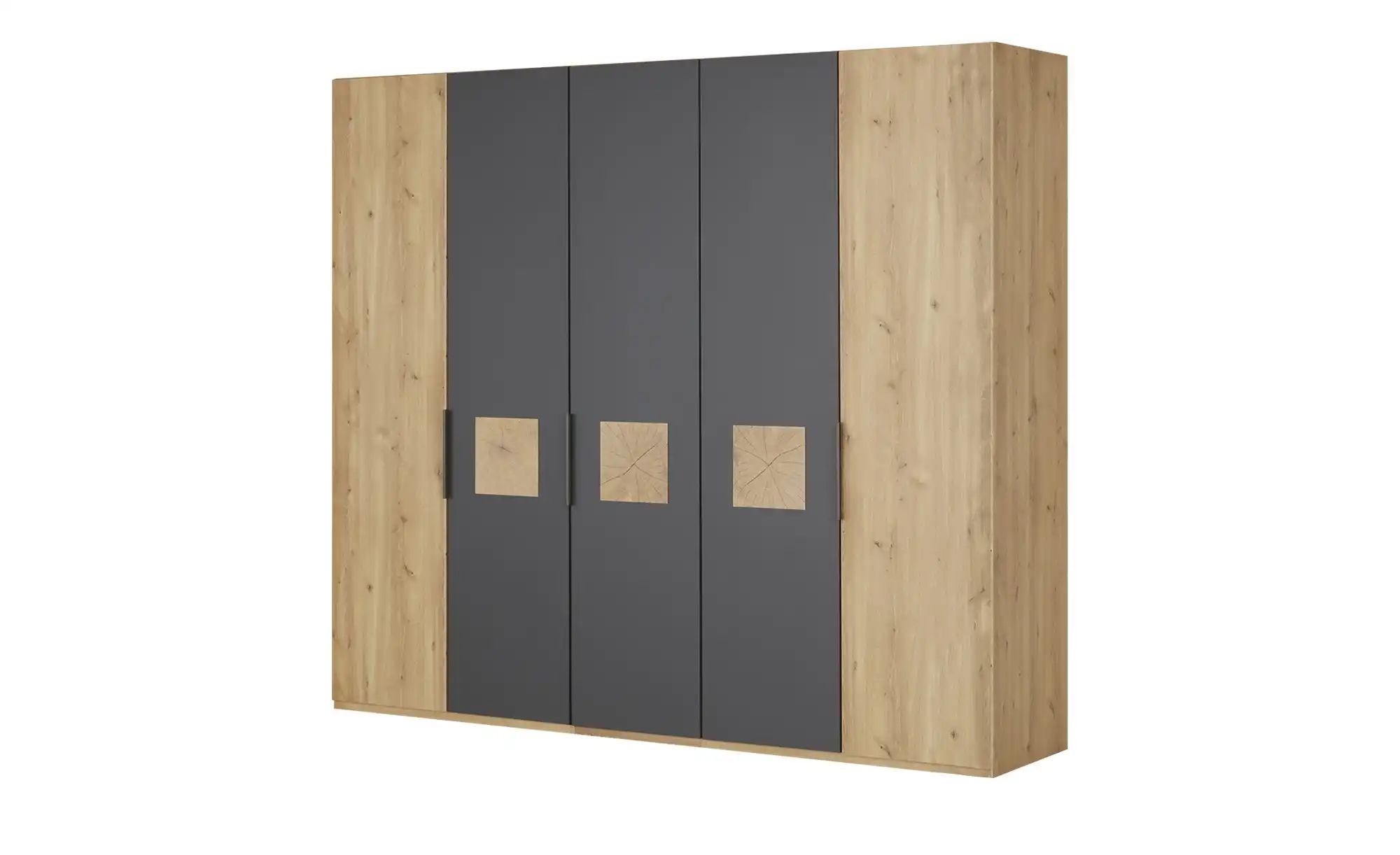 uno Drehtürenschrank  Almeria ¦ holzfarben ¦ Maße (cm): B: 250 H: 216 T: 58 günstig online kaufen