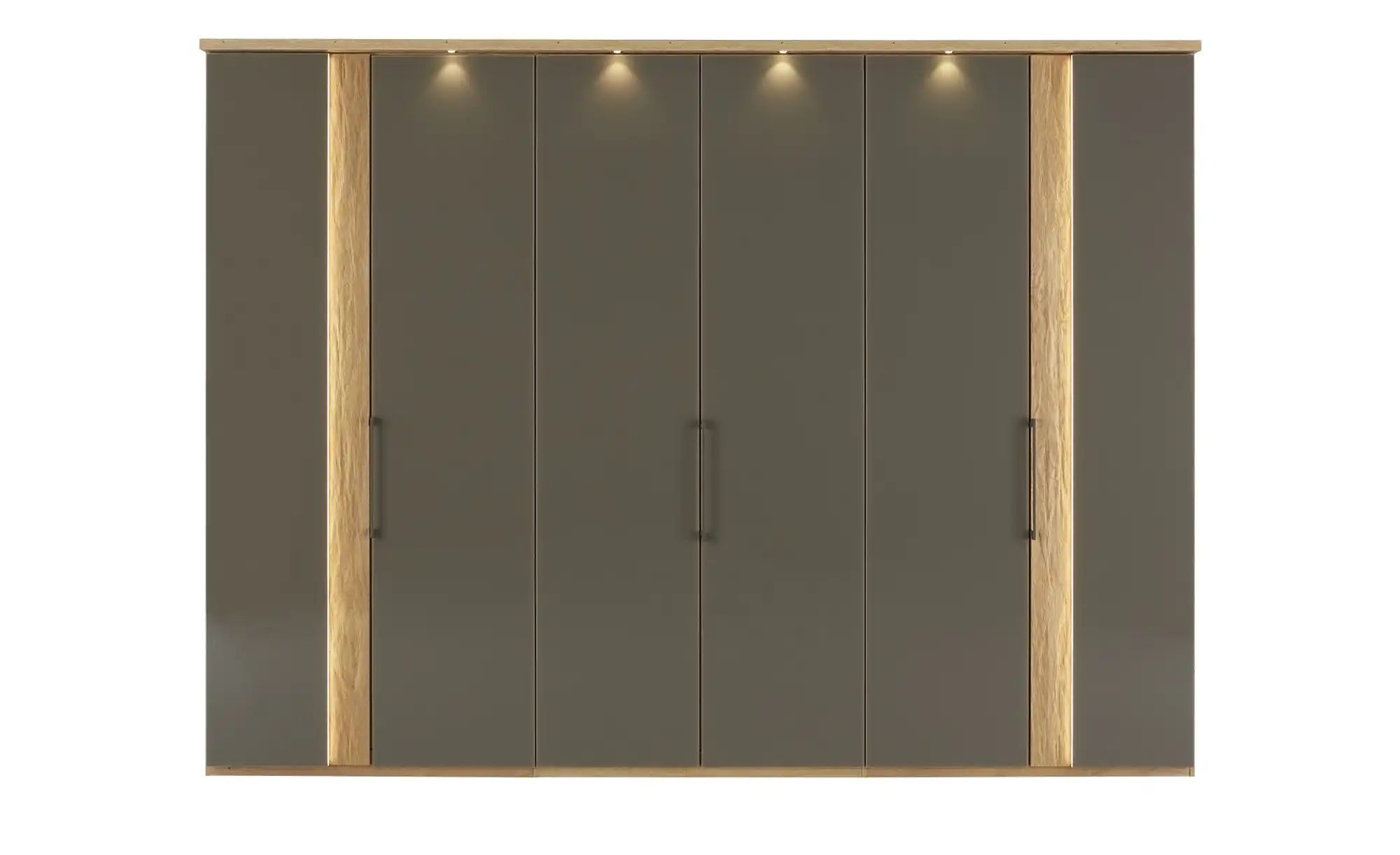 Woodford Drehtürenschrank  Miri ¦ grau ¦ Maße (cm): B: 300 H: 219,2 T: 59.0 günstig online kaufen