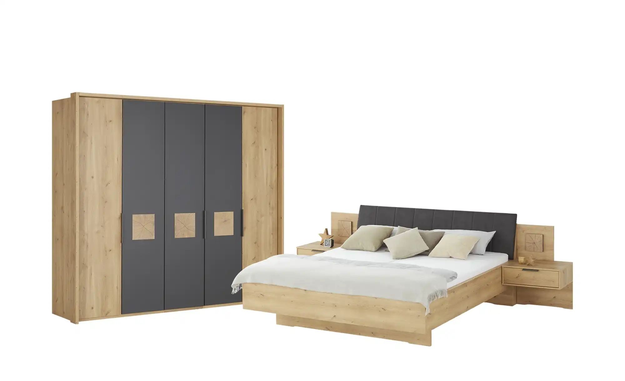 uno Schlafzimmer  Sopa ¦ holzfarben Komplett-Schlafzimmer - Höffner günstig online kaufen