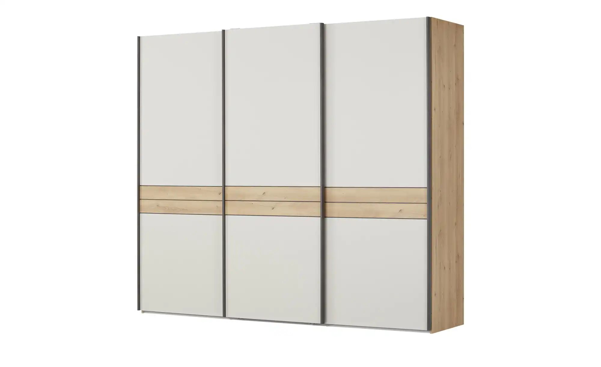 uno Schwebetürenschrank  Suna ¦ beige ¦ Maße (cm): B: 250 H: 217 T: 67.0 Sc günstig online kaufen