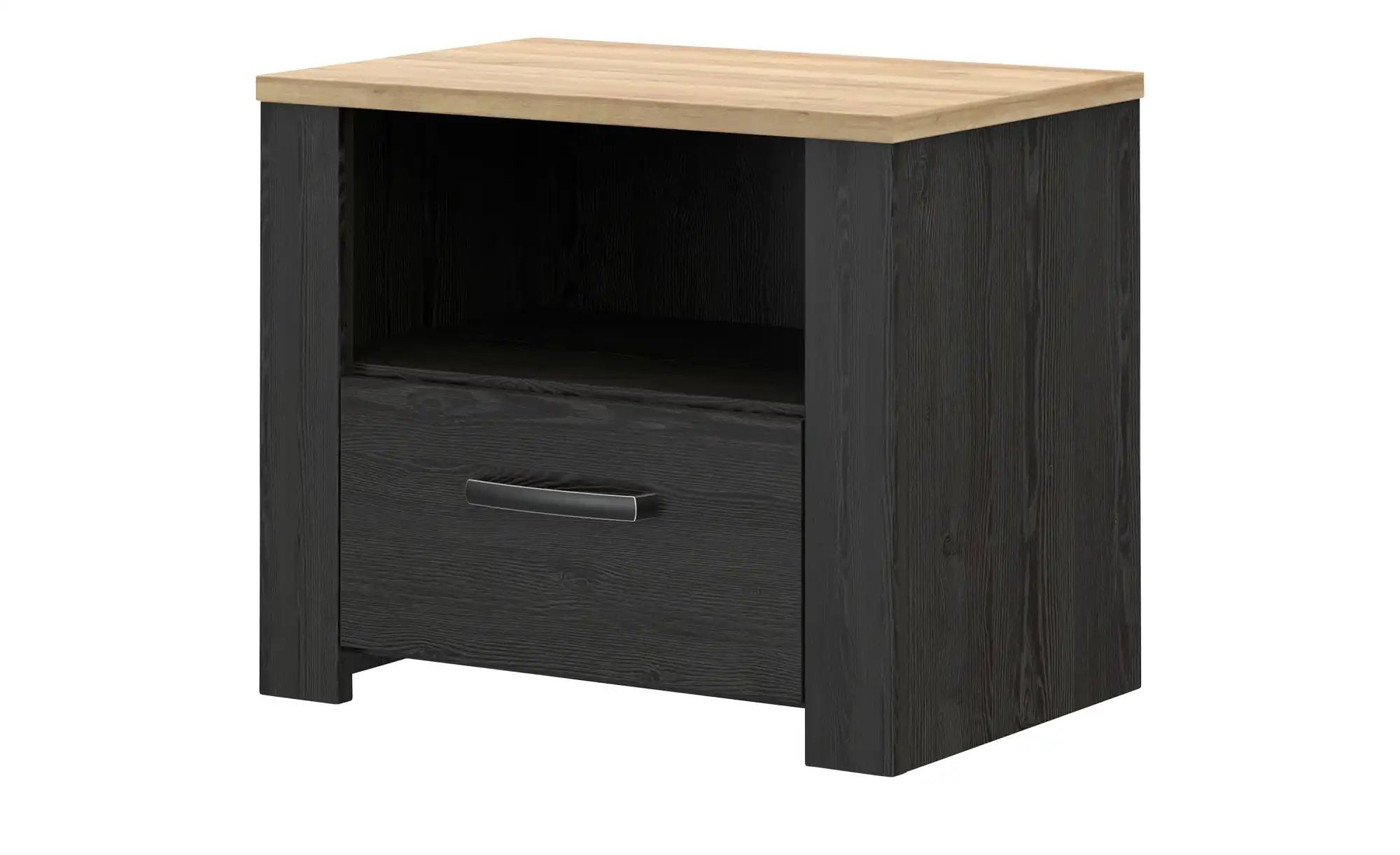 Nachtkommode  Toneo ¦ schwarz ¦ Maße (cm): B: 62 H: 52 T: 42.0 Tische > Nac günstig online kaufen