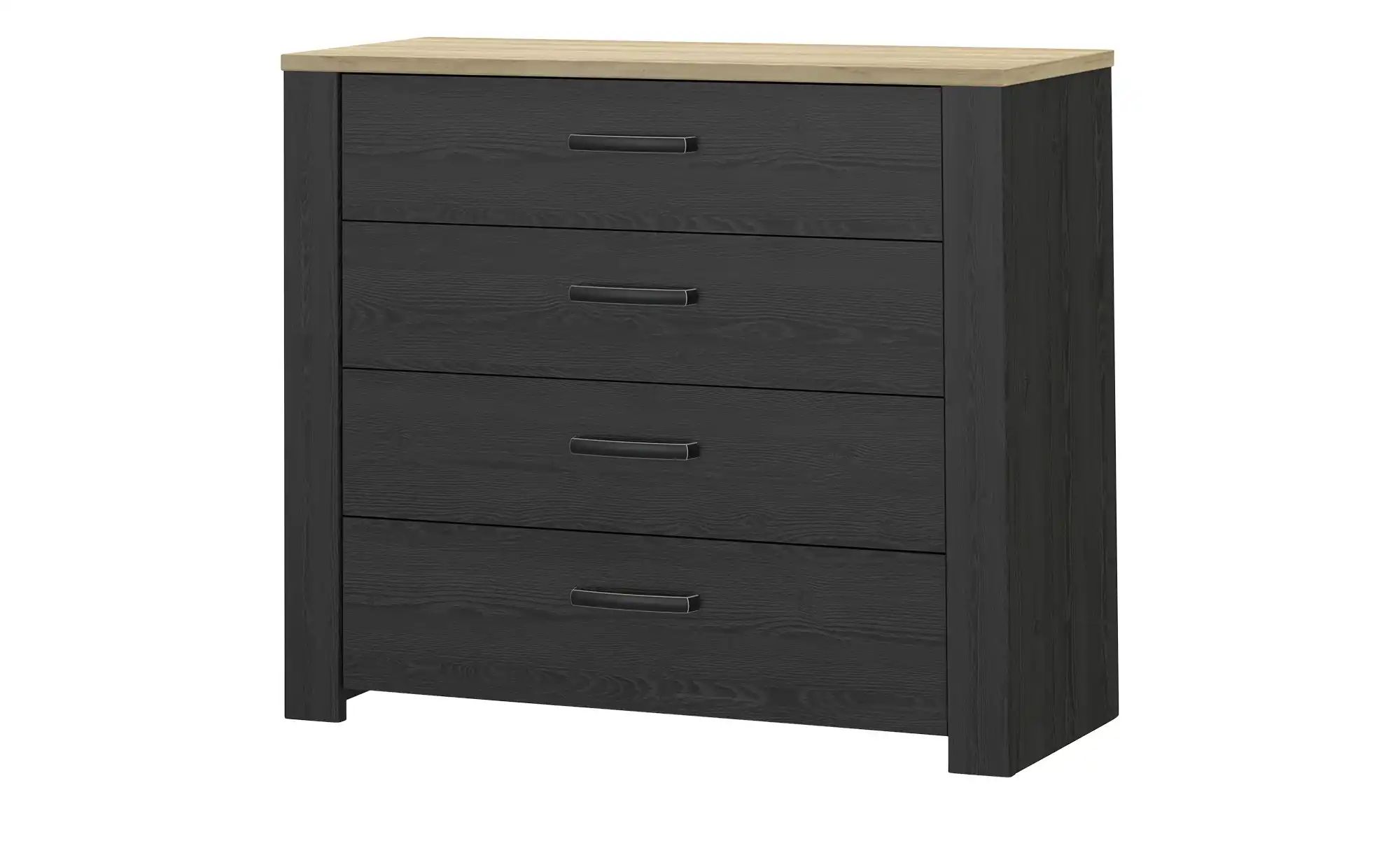 Schubkastenkommode  Toneo ¦ schwarz ¦ Maße (cm): B: 102 H: 87 T: 42.0 Kommo günstig online kaufen