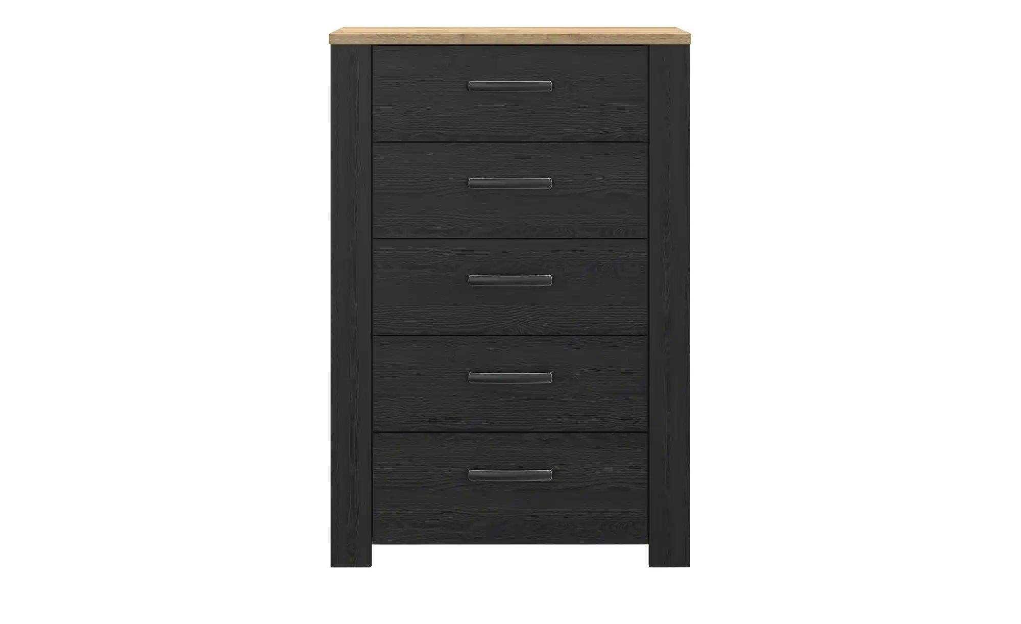 Thumbnail - Schubkastenkommode Toneo ¦ schwarz ¦ Maße (cm): B: 72 H: 106 T: 42.0 Kommoden & Sideboards > Kommoden - Höffner
