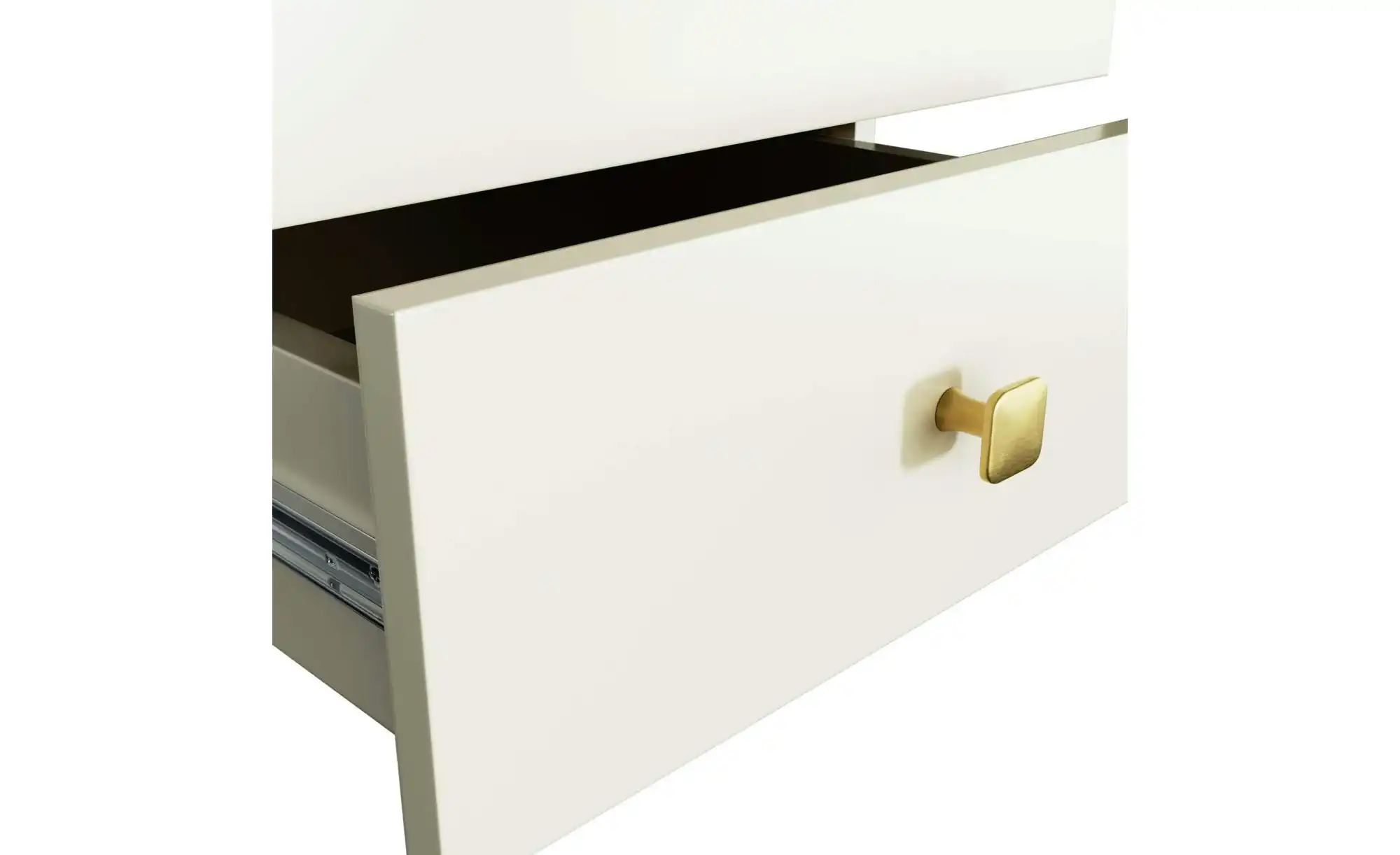 Nachttisch mit 2 Schubladen Luna ¦ beige ¦ Maße (cm): B: 40 H: 43 Tische > günstig online kaufen