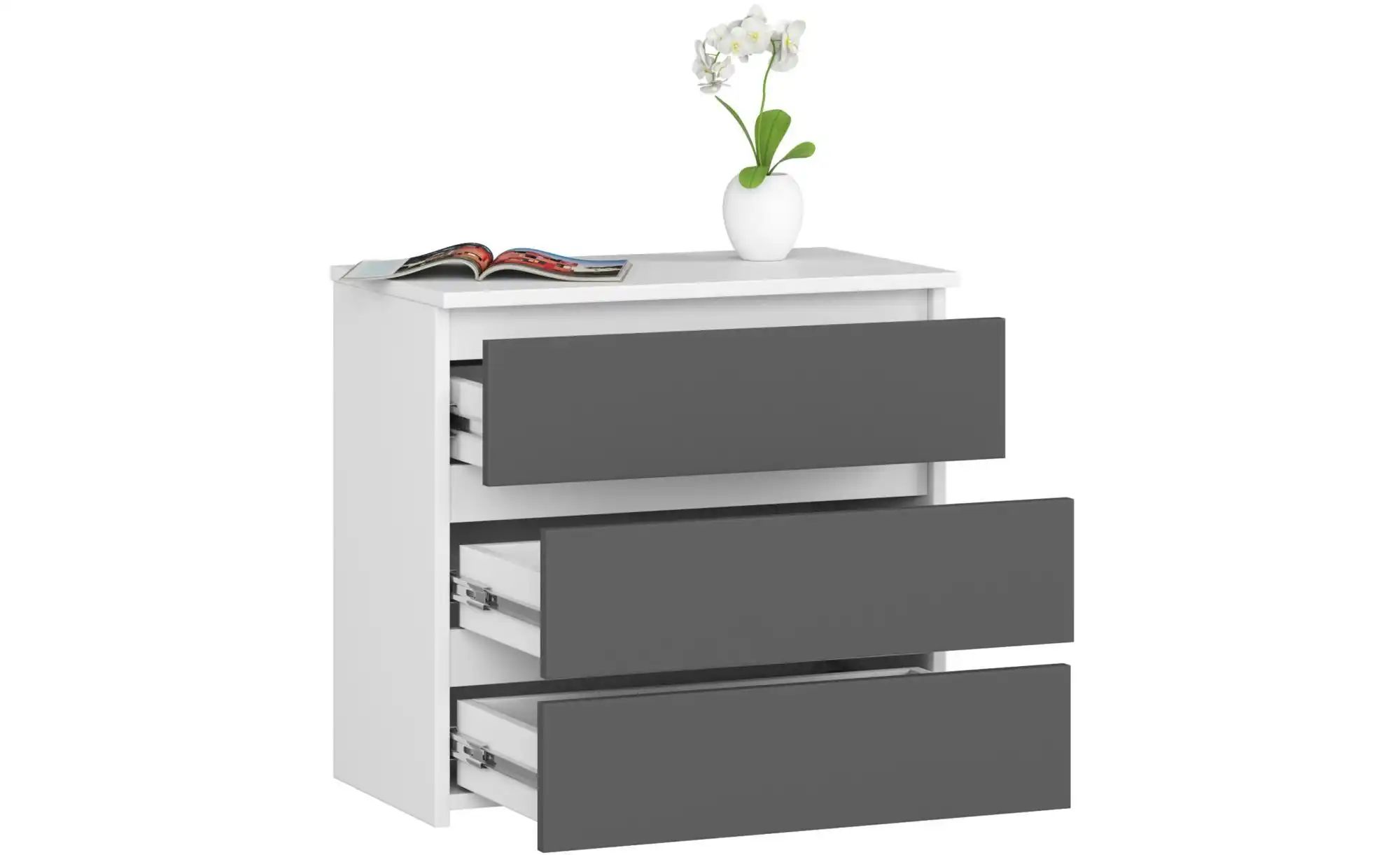 Kommode mit 3 Schubladen Carlo ¦ mehrfarbig ¦ Maße (cm): B: 60 H: 57 Tische günstig online kaufen