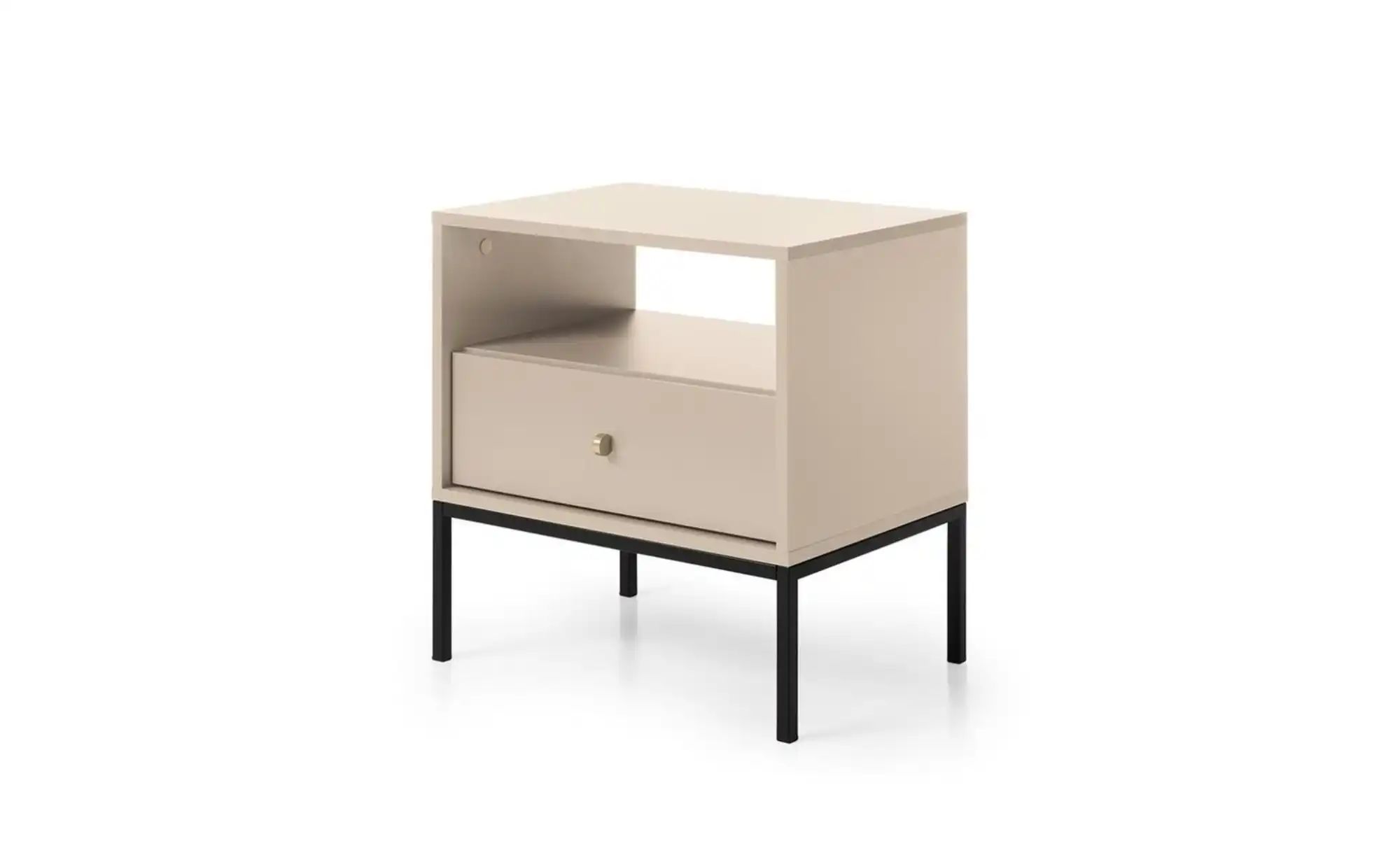 Nachtkommode  Molly ¦ beige ¦ Maße (cm): B: 53,6 H: 56,2 Tische > Nachttisc günstig online kaufen