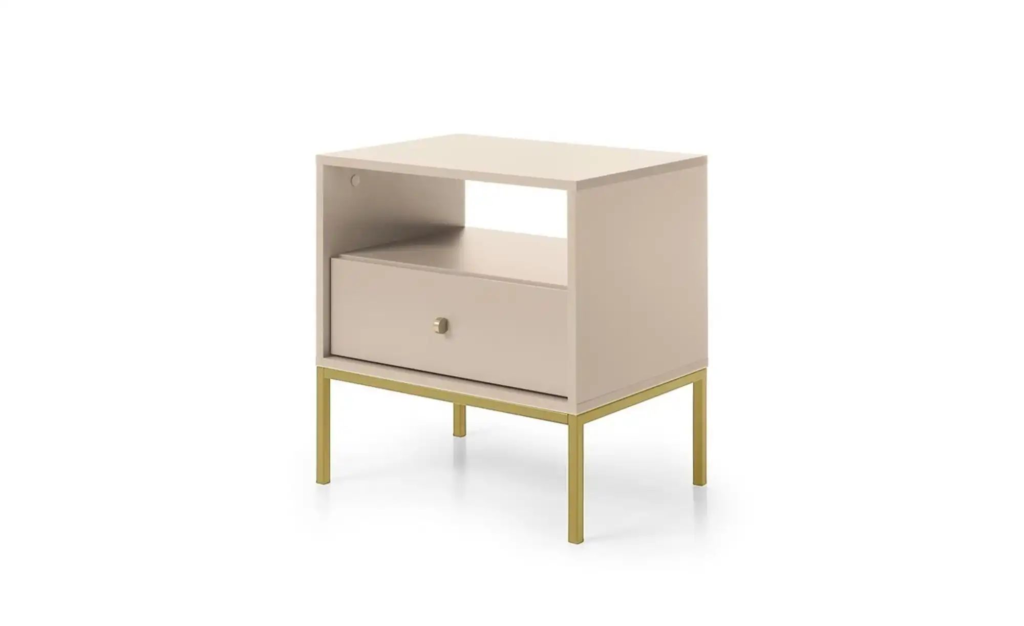 Nachtkommode   ¦ beige ¦ Maße (cm): B: 53,6 H: 56,2 Tische > Nachttische - günstig online kaufen