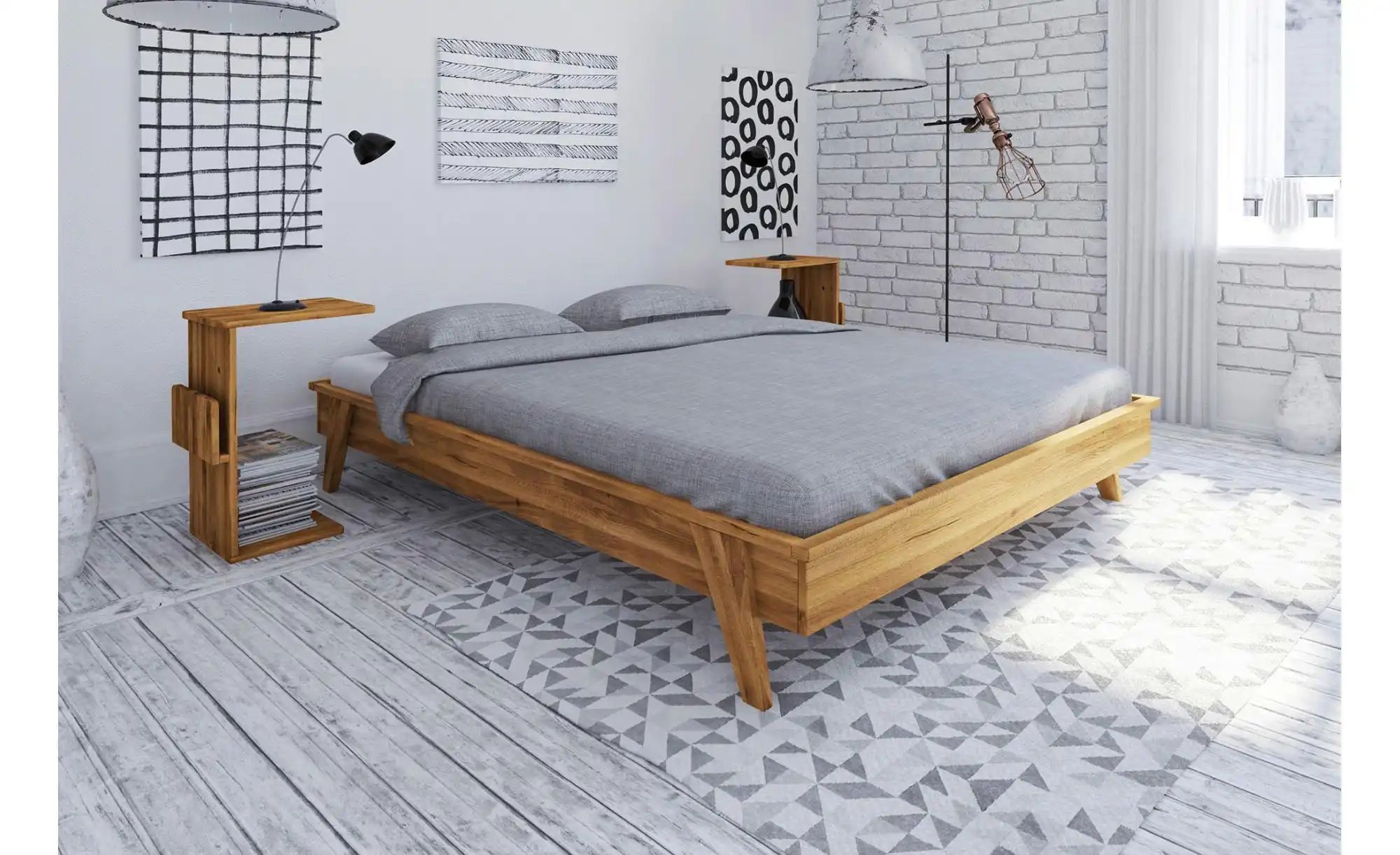 Nachttisch offen   ¦ holzfarben ¦ Maße (cm): B: 32 H: 66 Tische > Nachttisc günstig online kaufen