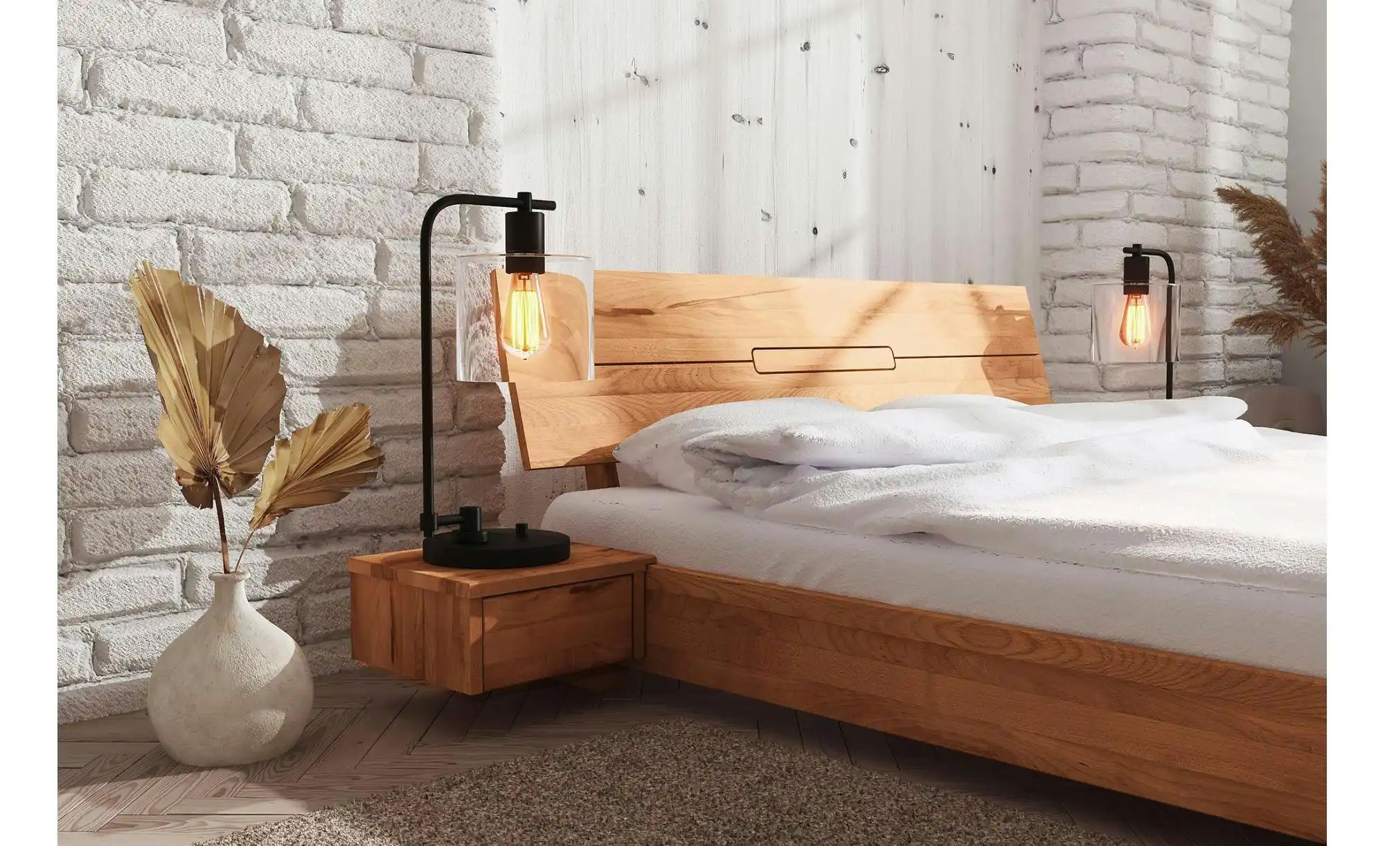 Nachttisch hängend   ¦ holzfarben ¦ Maße (cm): B: 35 H: 17 Tische > Nachtti günstig online kaufen