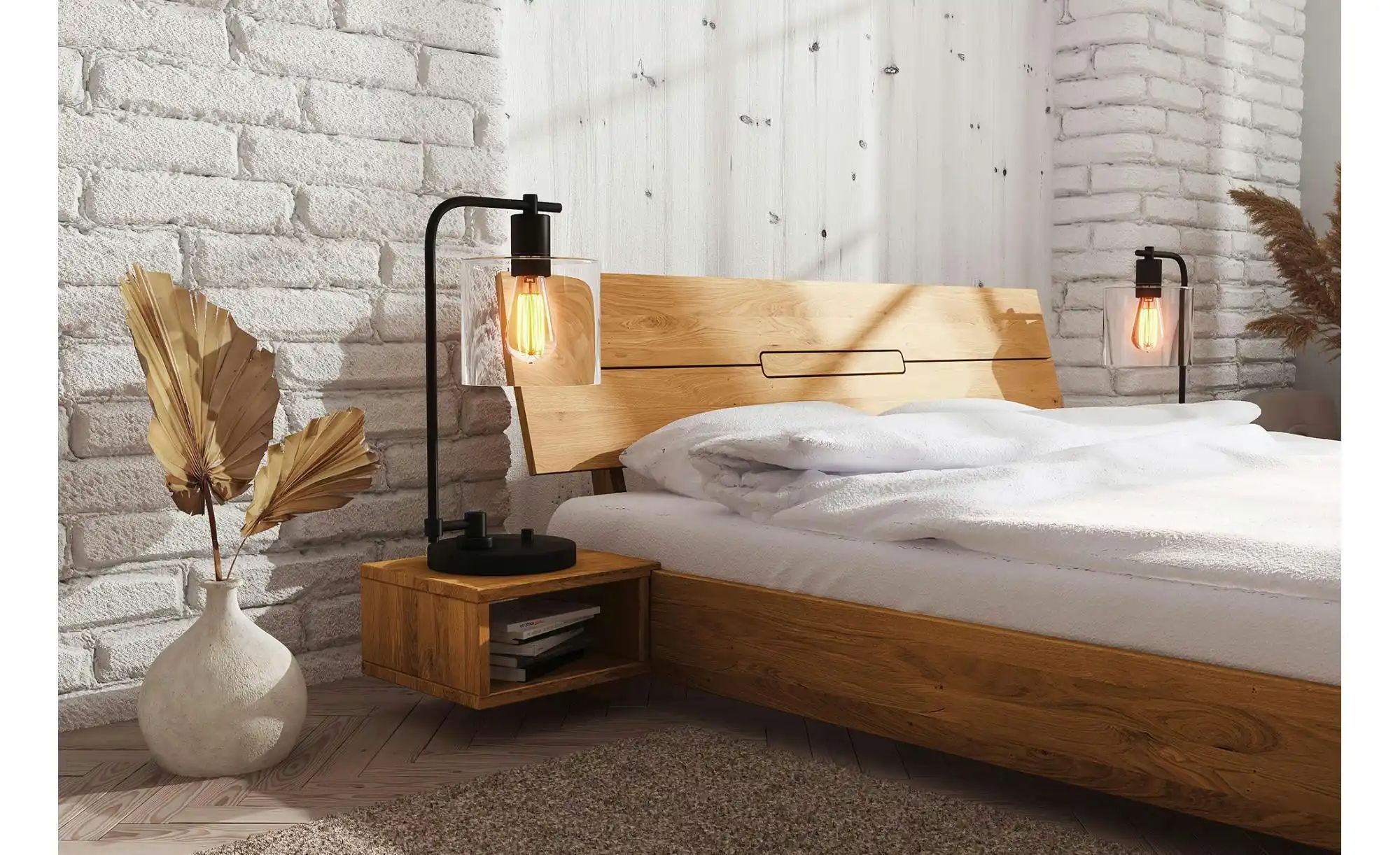 Nachttisch hängend Fach   ¦ holzfarben ¦ Maße (cm): B: 35 H: 17 Tische > Na günstig online kaufen