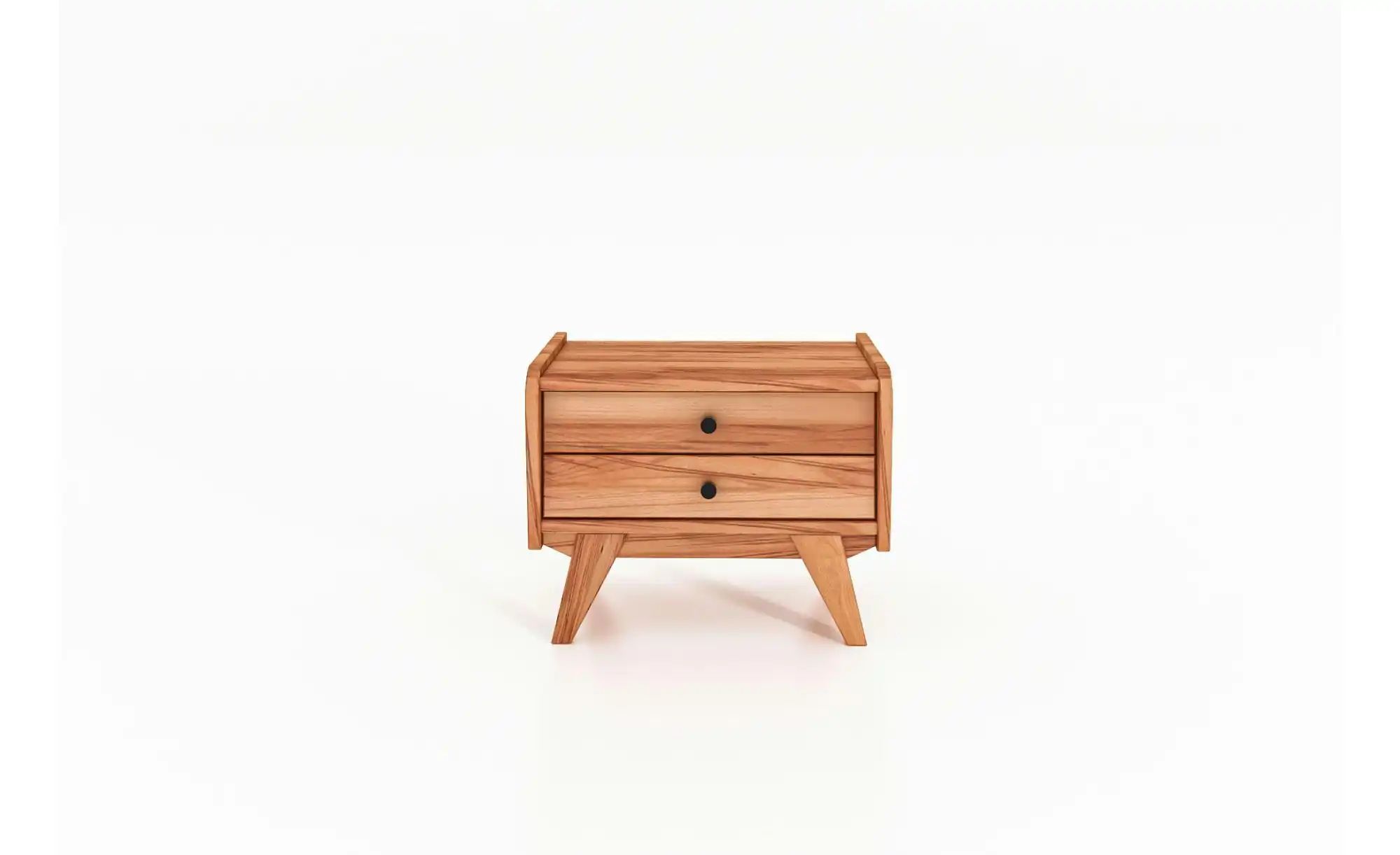 Nachttisch mit 2 Schüben   ¦ holzfarben ¦ Maße (cm): B: 55 H: 43 Tische > N günstig online kaufen