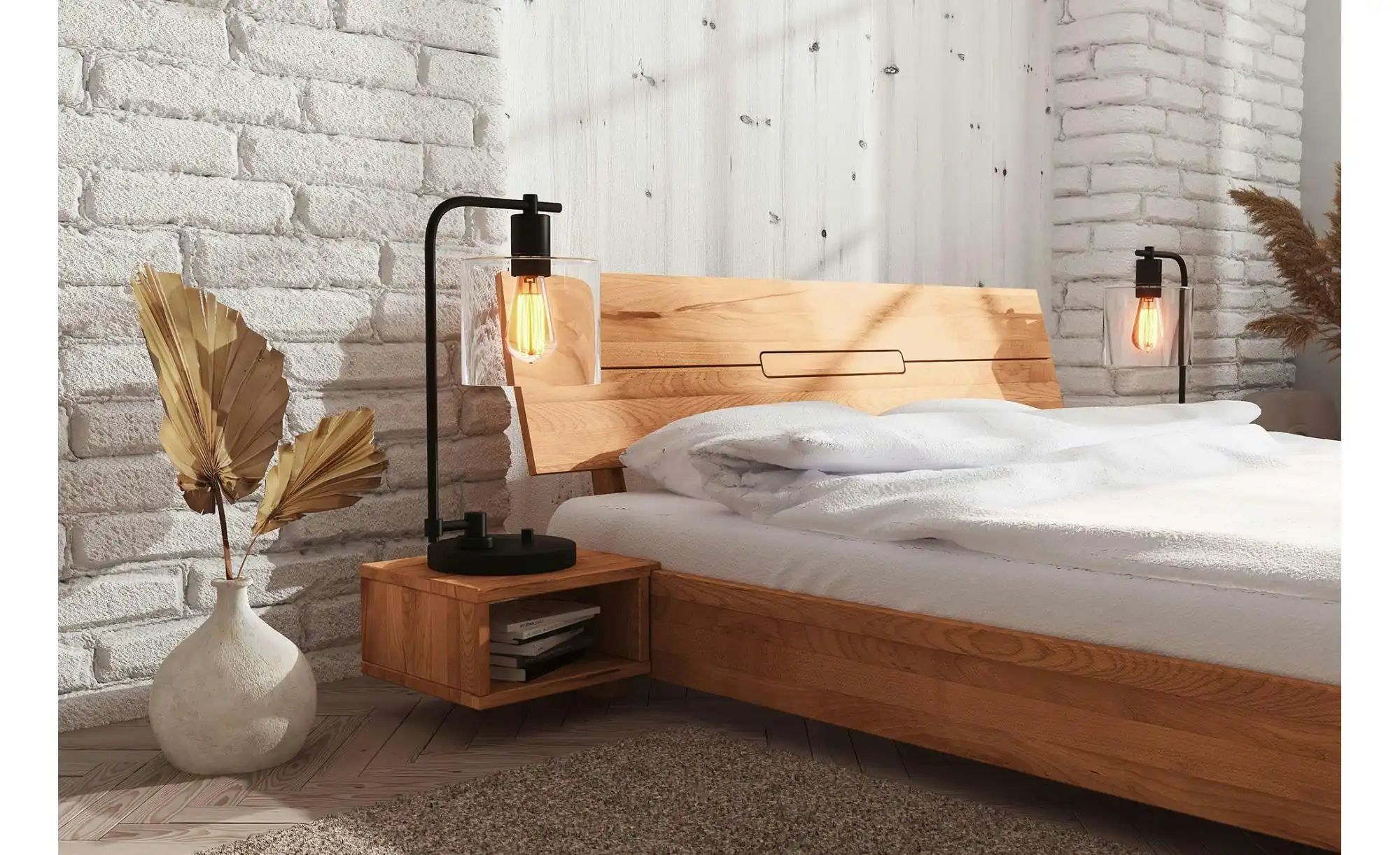 Nachttisch hängend Fach   ¦ holzfarben ¦ Maße (cm): B: 35 H: 17 Tische > Na günstig online kaufen