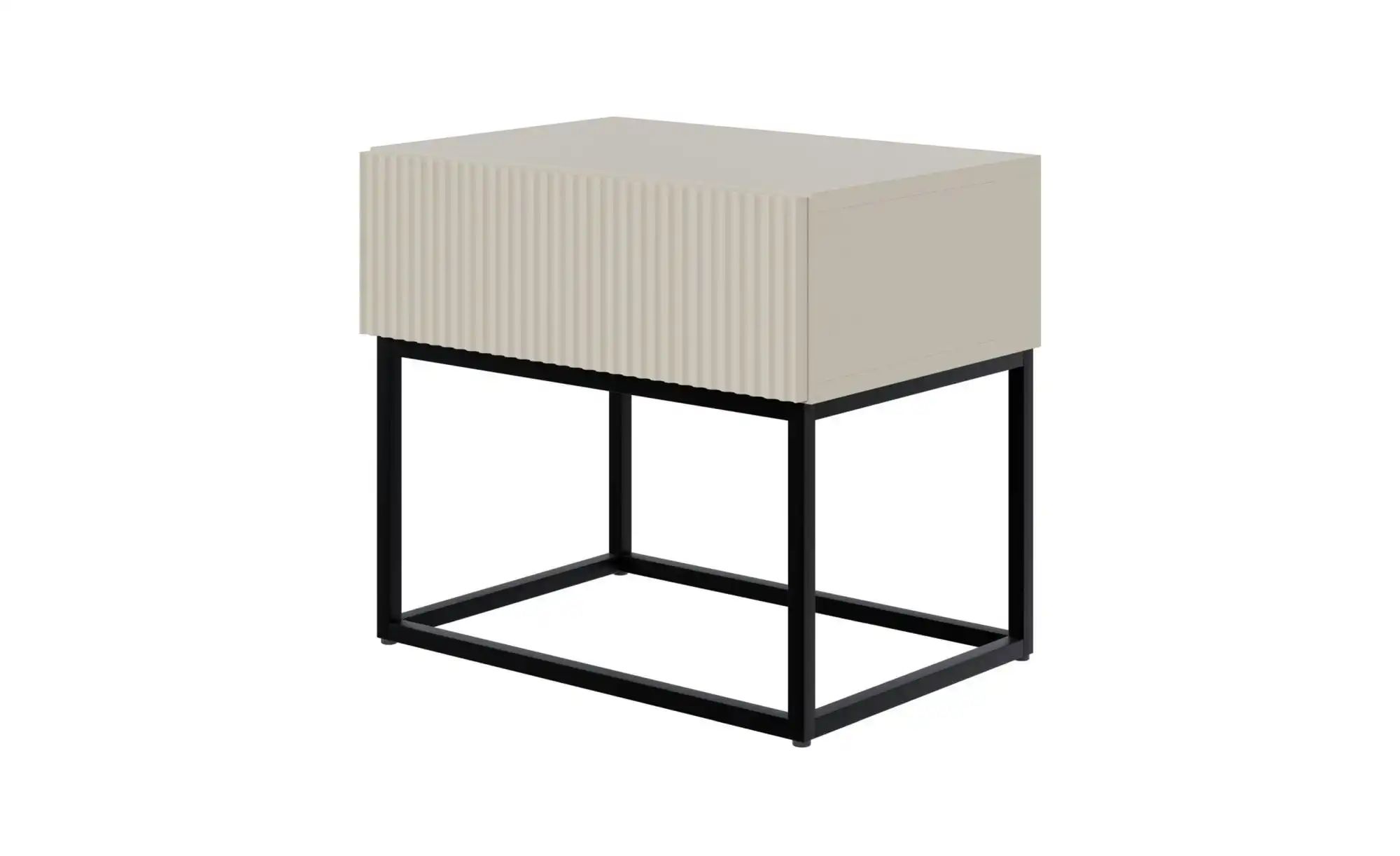 Selsey Nachtkommode mit Kufengestell Veldio  beige  Maße (cm): B: 50 H: 44 | 05902622541440