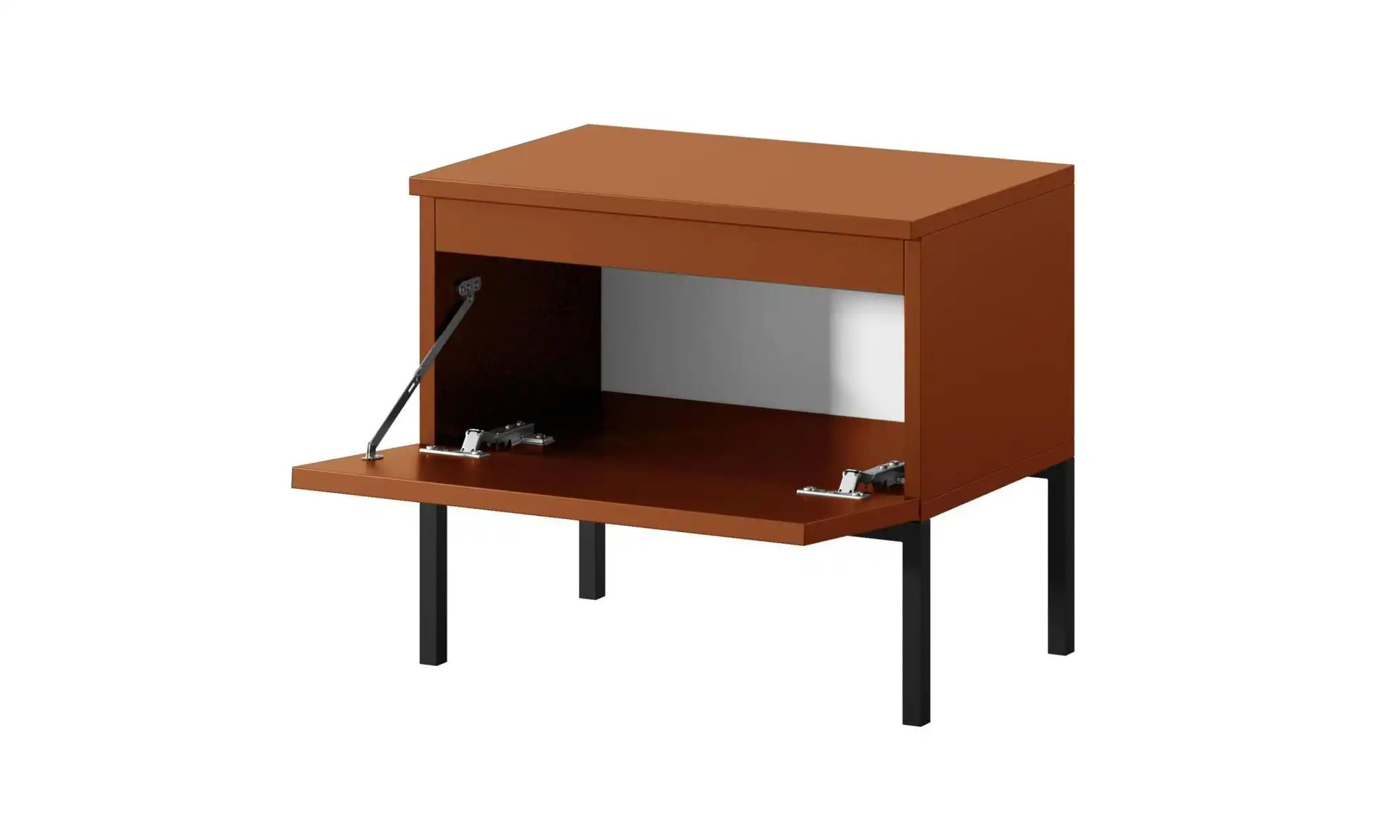 Selsey Nachtkommode mit Kufengestell Bemmi ¦ orange ¦ Maße (cm): B: 49 H: 4 günstig online kaufen