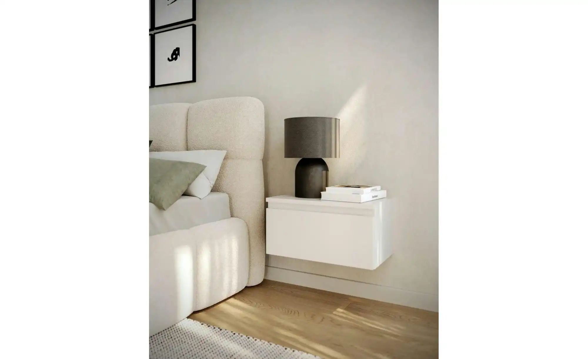 Selsey Nachtkommode hängend Bemmi ¦ weiß ¦ Maße (cm): B: 48,4 H: 25,4 Tisch günstig online kaufen