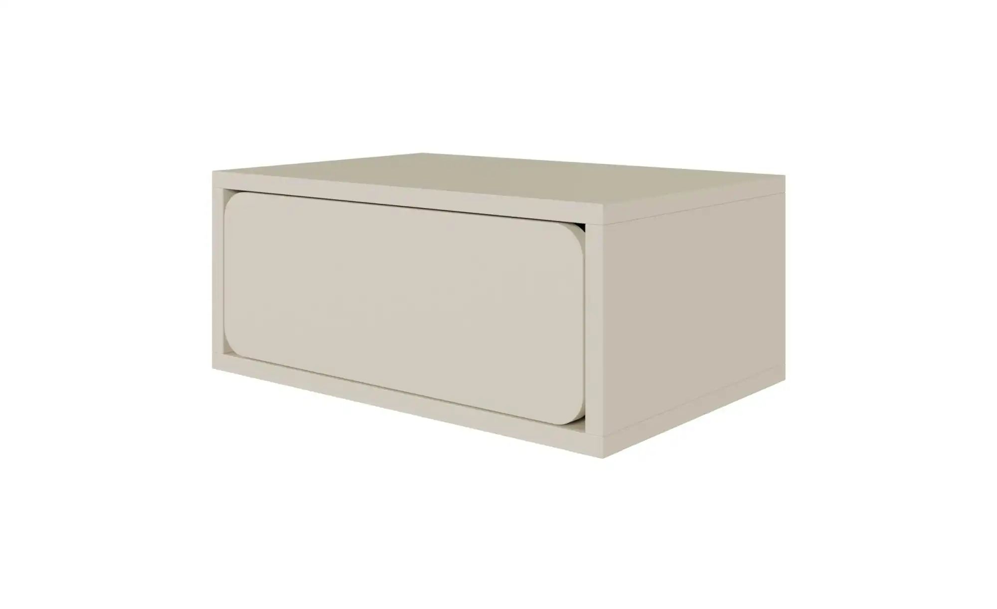 Selsey Nachtkommode hängend in beige Wuwu  beige  Maße (cm): B: 49,6 H: 21,3 | 05903025050621