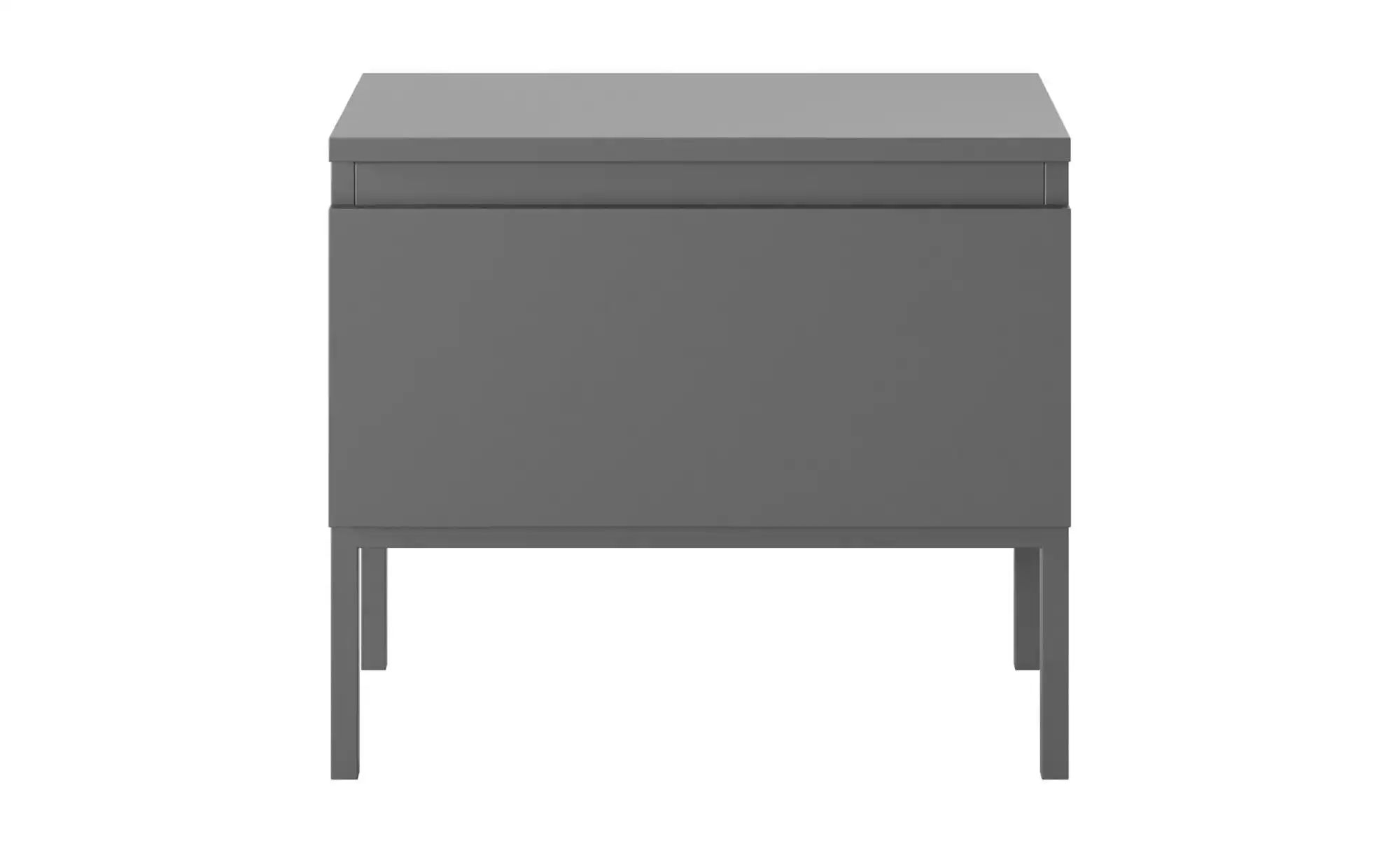 Selsey Nachtkommode mit Kufengestell Bemmi ¦ grau ¦ Maße (cm): B: 49 H: 43 günstig online kaufen