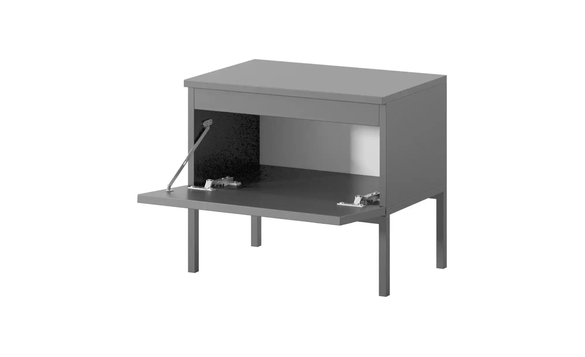 Thumbnail - Selsey Nachtkommode mit Kufengestell Bemmi ¦ grau ¦ Maße (cm): B: 49 H: 43 Tische > Nachttische - Höffner