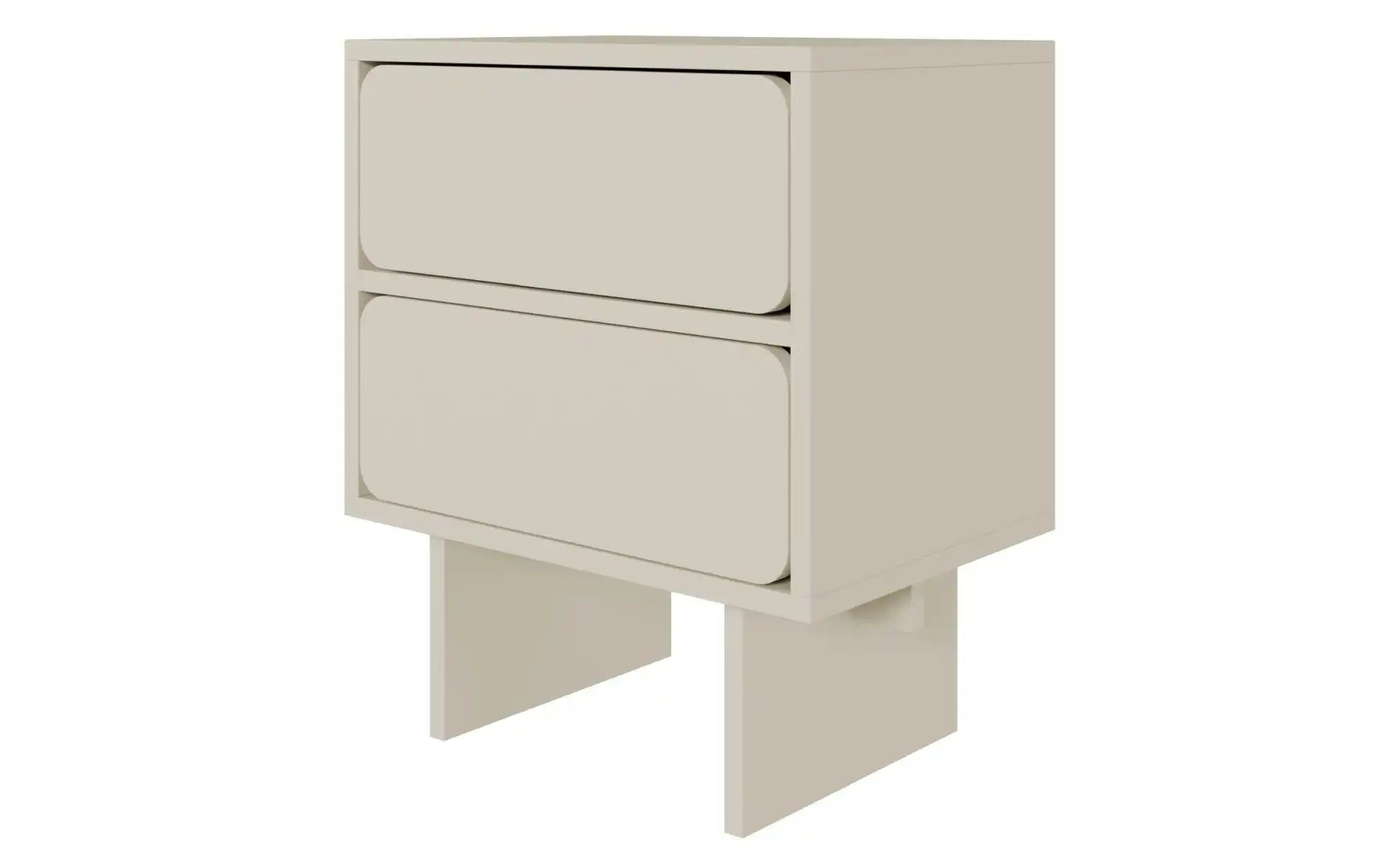 Selsey Nachtkommode in beige Wuwu  beige  Maße (cm): B: 49,6 H: 56 | 05903025050706