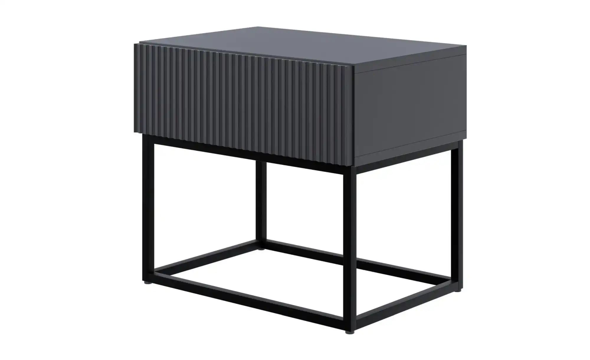 Selsey Nachtkommode mit Kufengestell Veldio ¦ schwarz ¦ Maße (cm): B: 50 H: günstig online kaufen