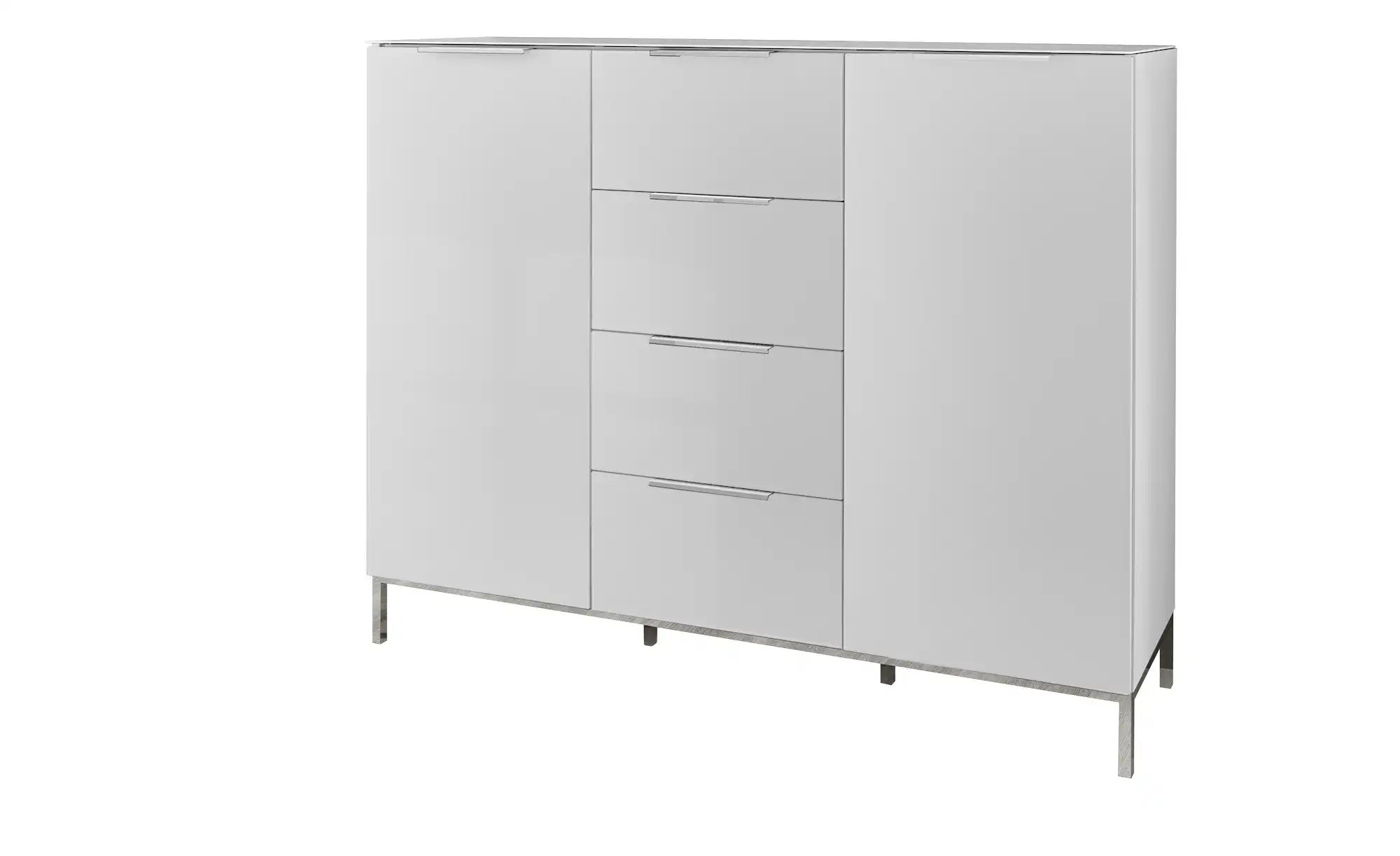 Kommode mit 2 Türen  Vitreo Neo ¦ weiß ¦ Maße (cm): B: 135 H: 108 T: 40.0 K günstig online kaufen