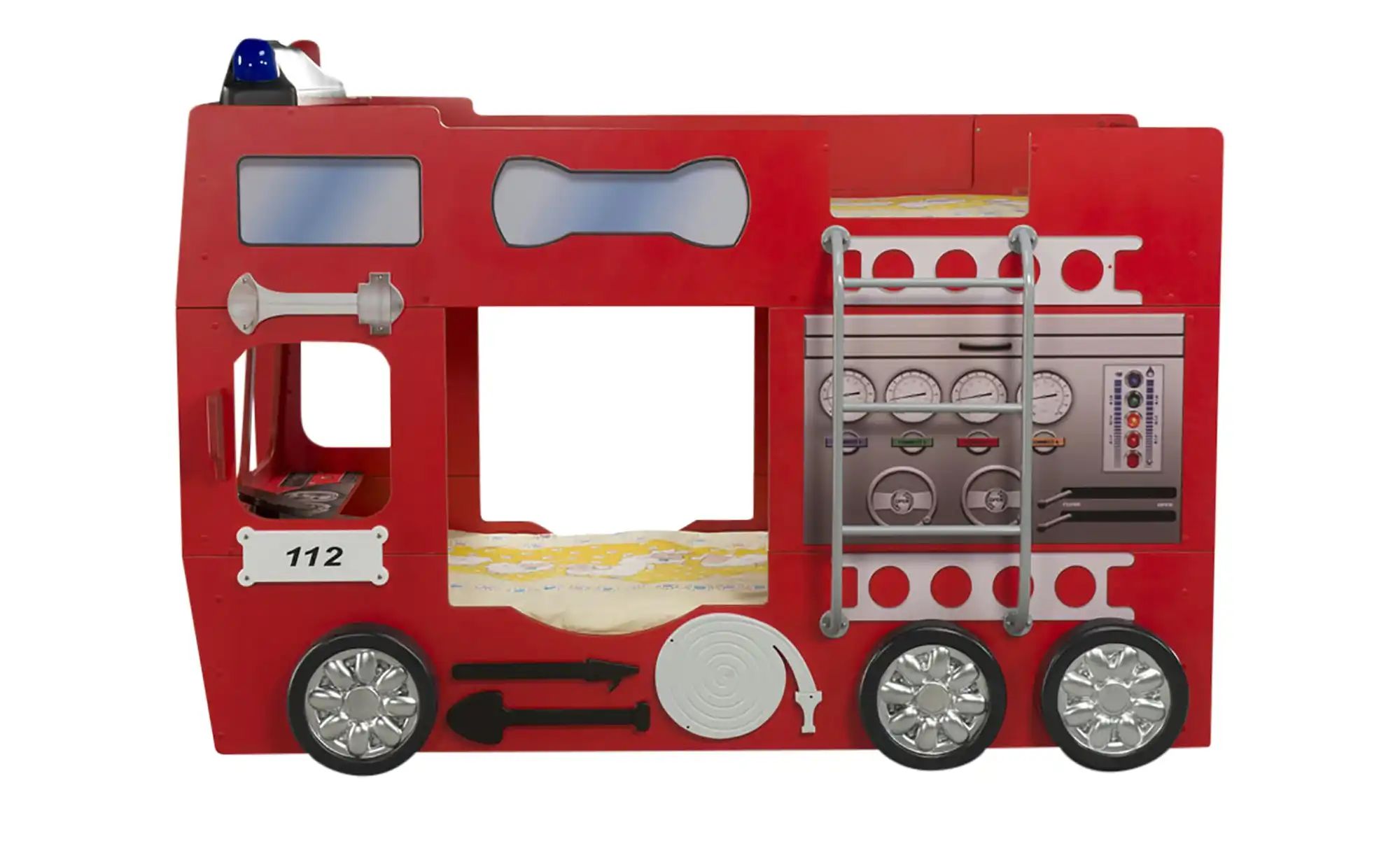 Autobett  Feuerwehr ¦ rot ¦ Maße (cm): B: 116 H: 146 T: 207.0 Betten > Bett günstig online kaufen