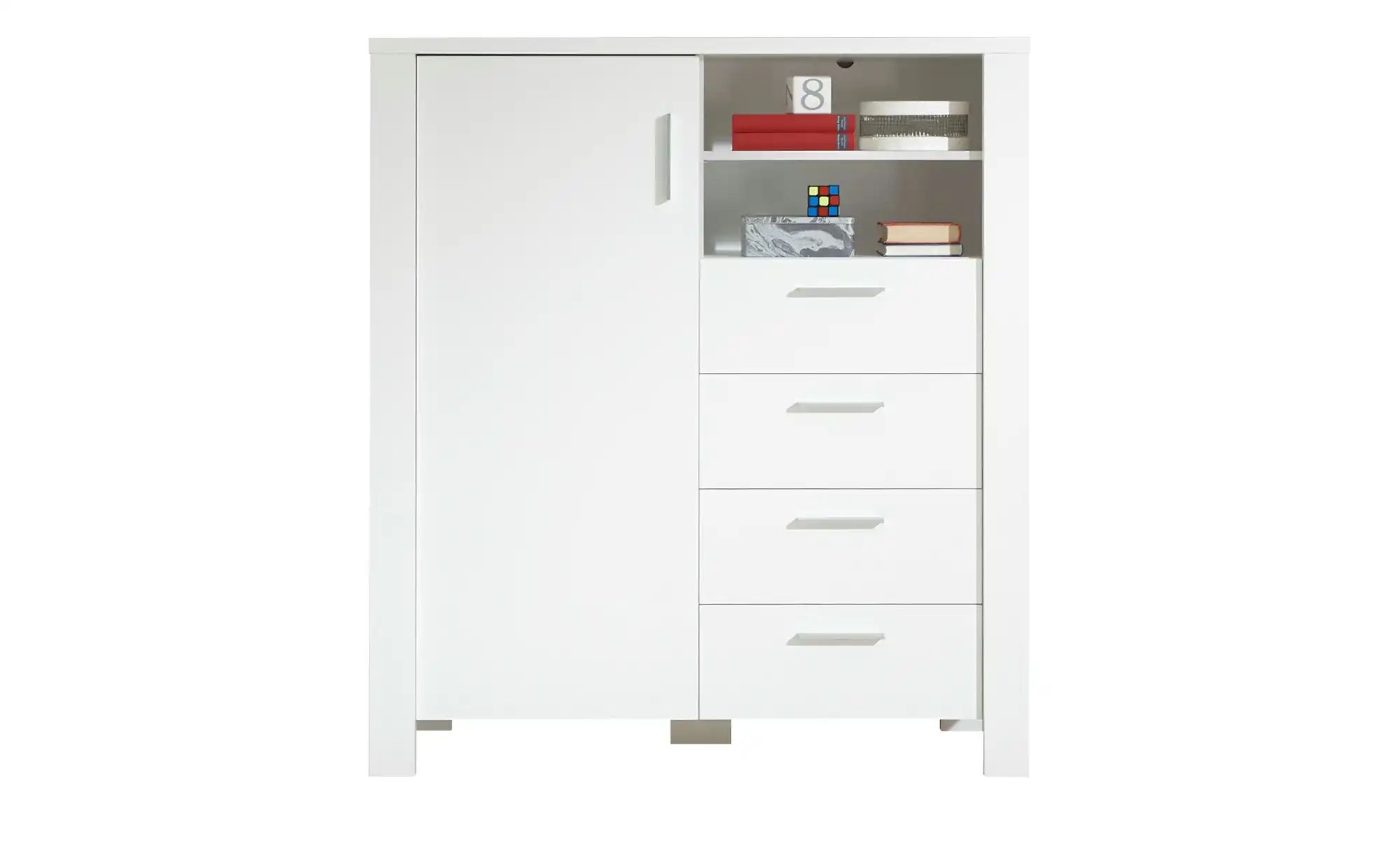 Highboard  Dallas ¦ weiß ¦ Maße (cm): B: 116 H: 131 T: 46 Kommoden & Sidebo günstig online kaufen