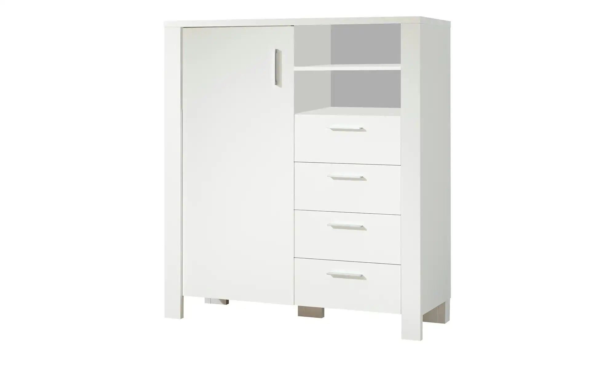 Highboard  Dallas ¦ weiß ¦ Maße (cm): B: 116 H: 131 T: 46 Kommoden & Sidebo günstig online kaufen